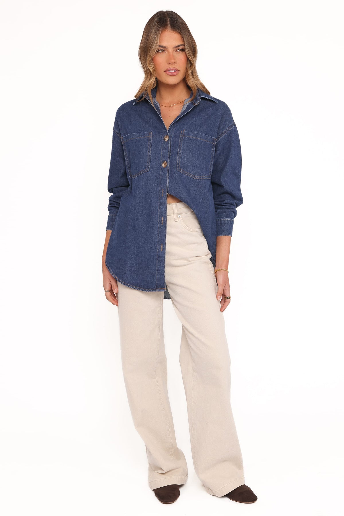 Anicia Denim Shirt in Dark – view 5 of 7