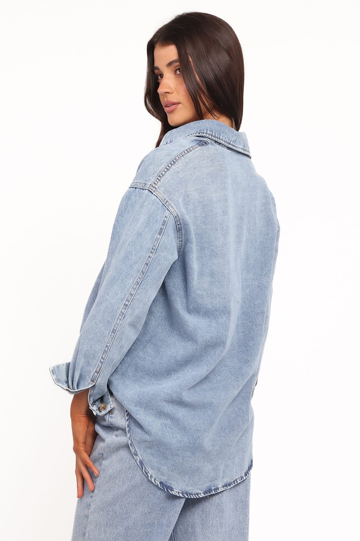 Anicia Denim Shirt in Light – view 4 of 7