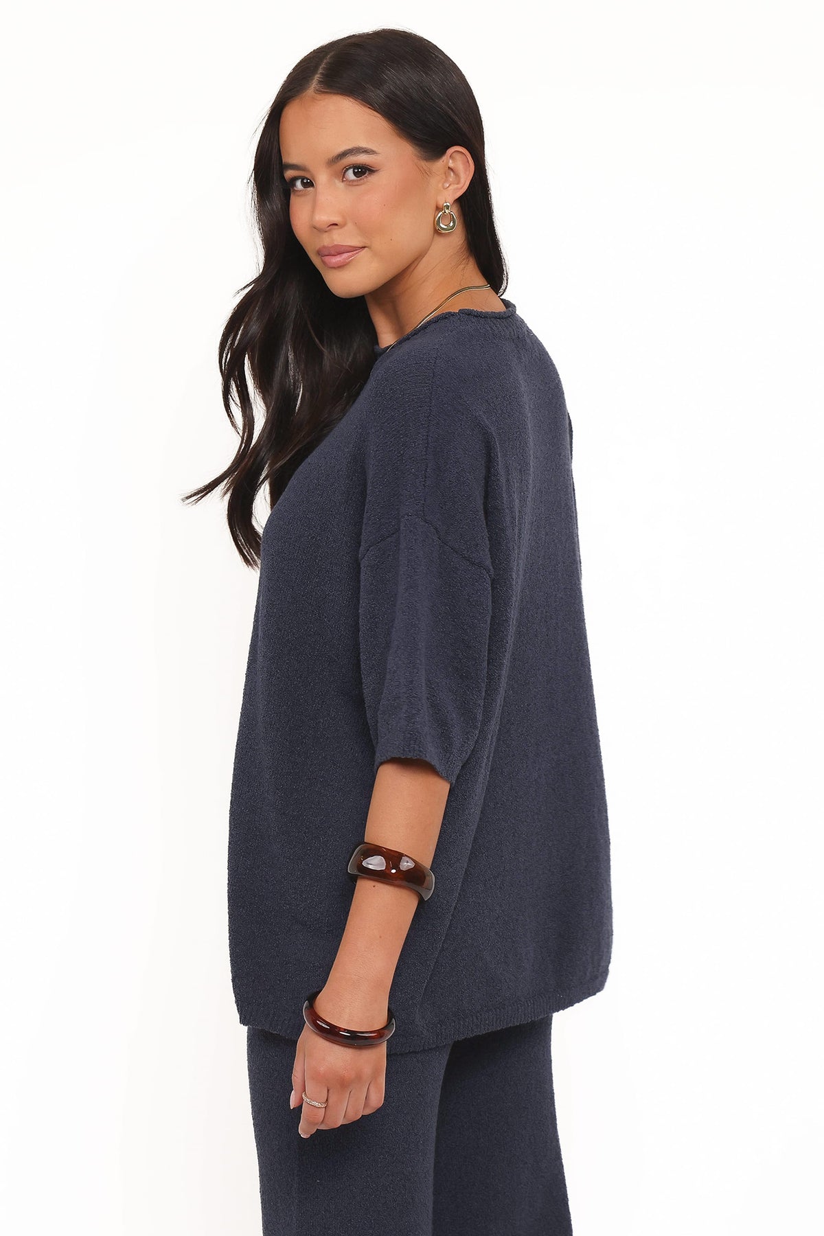Ashby Knit Top in Navy – view 5 of 7