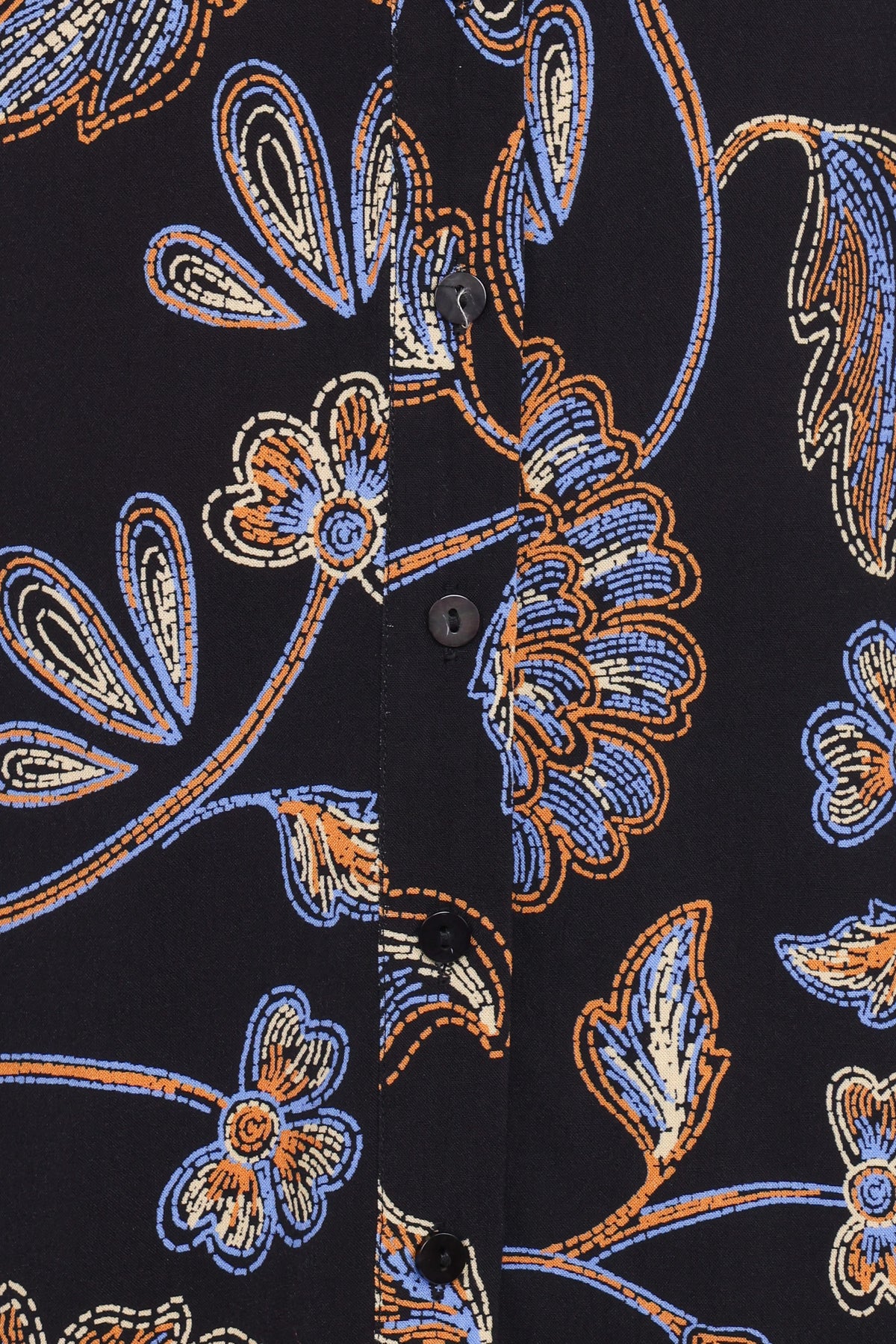 Bennett Shirt in Black Floral – view 6 of 6