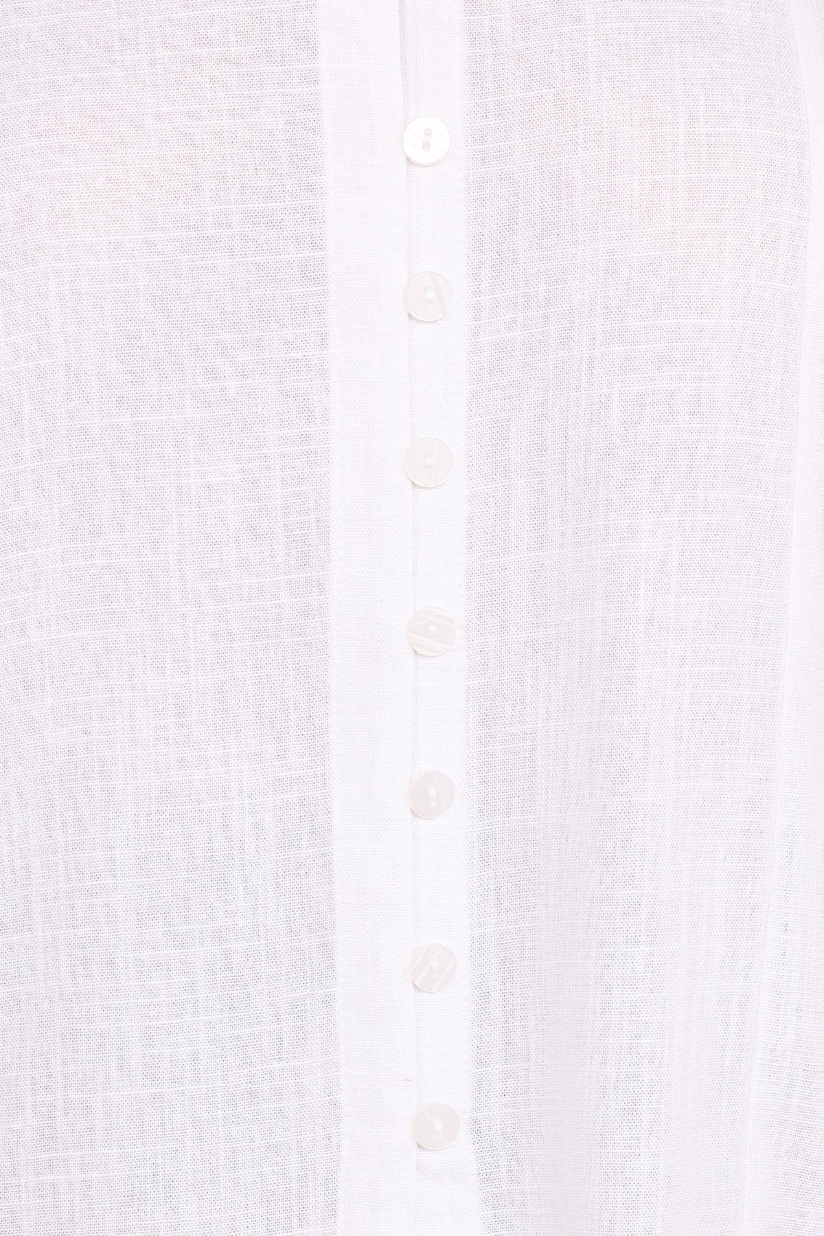Briggs Long Sleeve Shirt in White – view 8 of 8