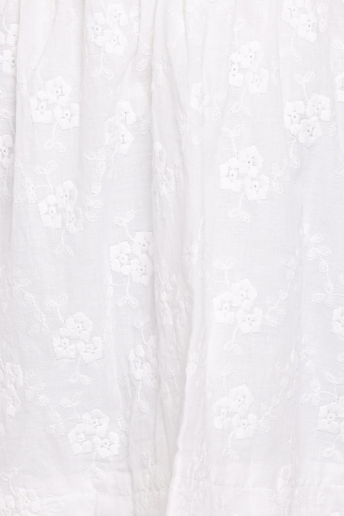 Camila Open Back Top in White Embroidery – view 7 of 8