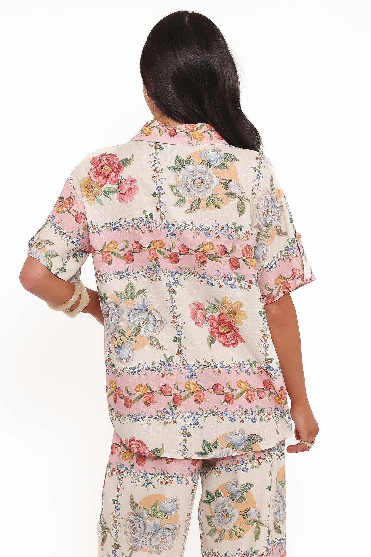 Cascais Shirt in Rose Tile – view 5 of 8