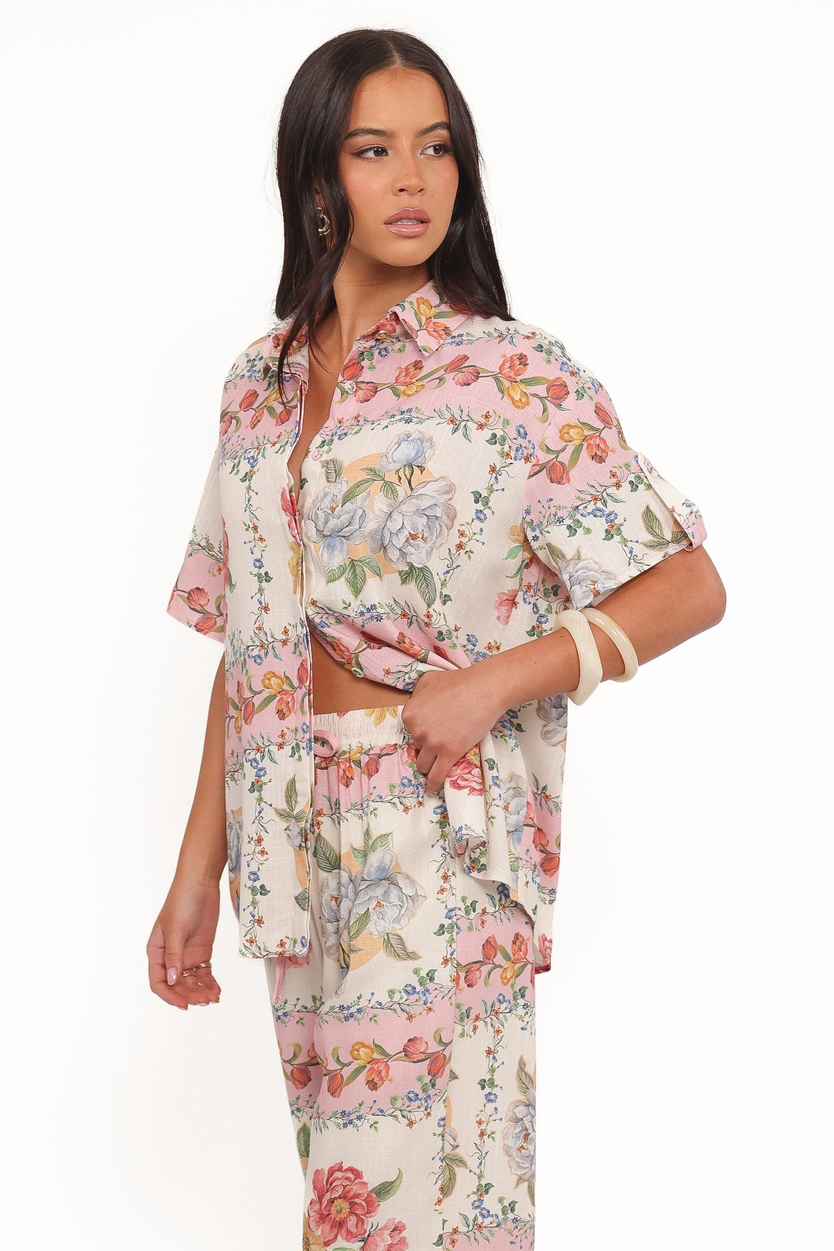 Cascais Shirt in Rose Tile – view 4 of 8