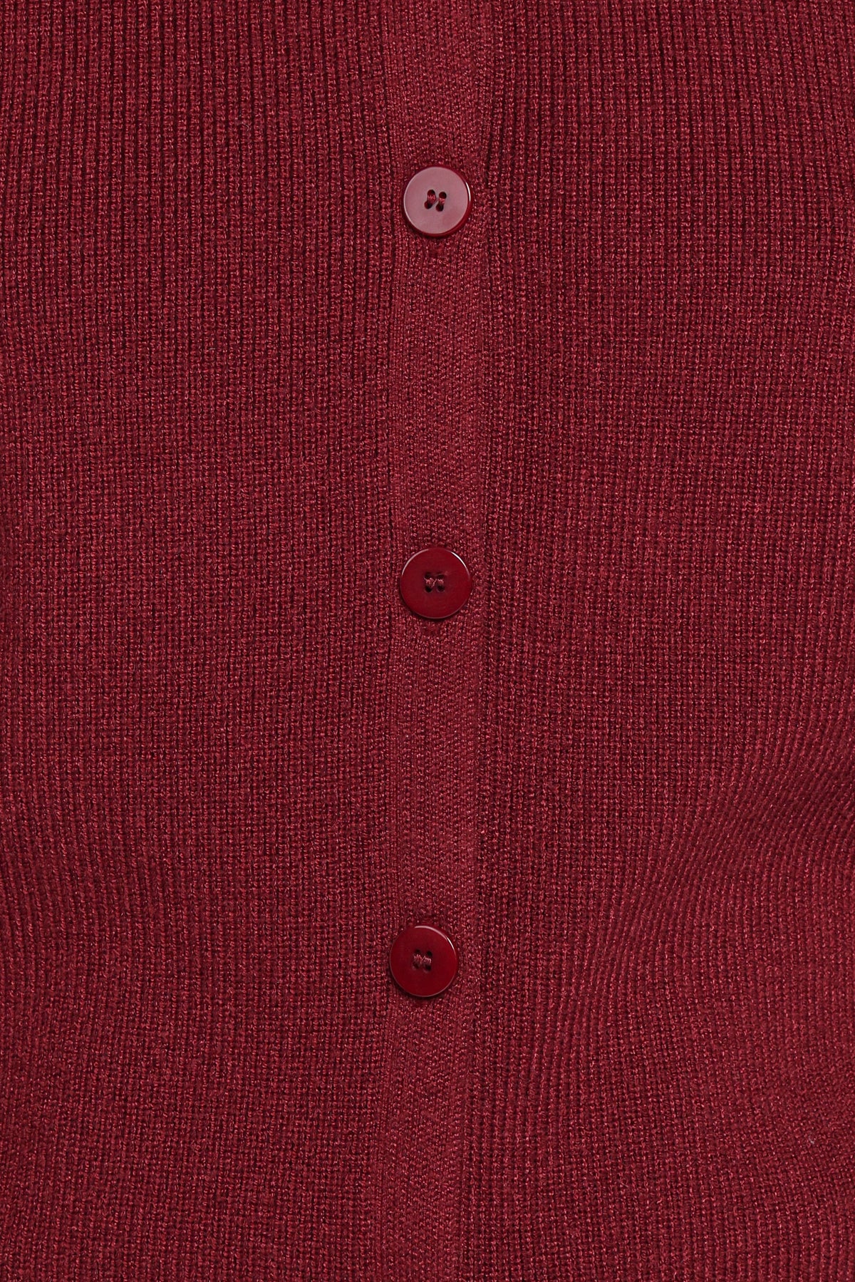 Cataline Button Front Top in Wine – view 6 of 6
