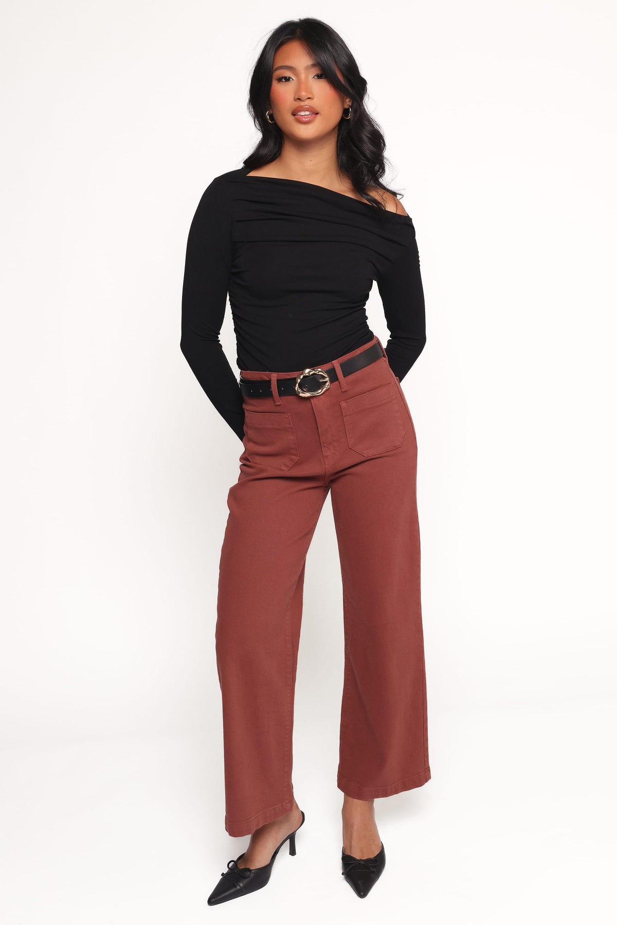 Cer Knit Top in Black – view 2 of 6