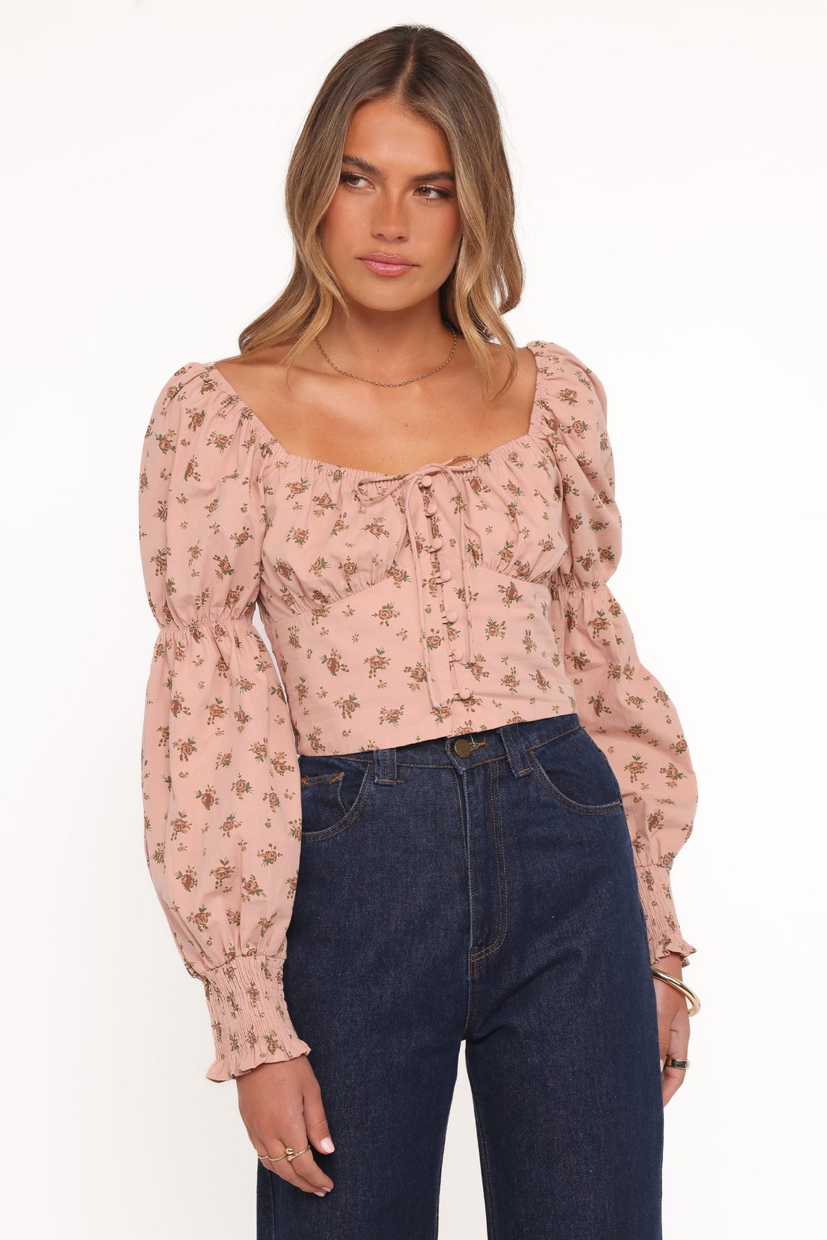 Charlene Top in Pink Floral – view 1 of 6