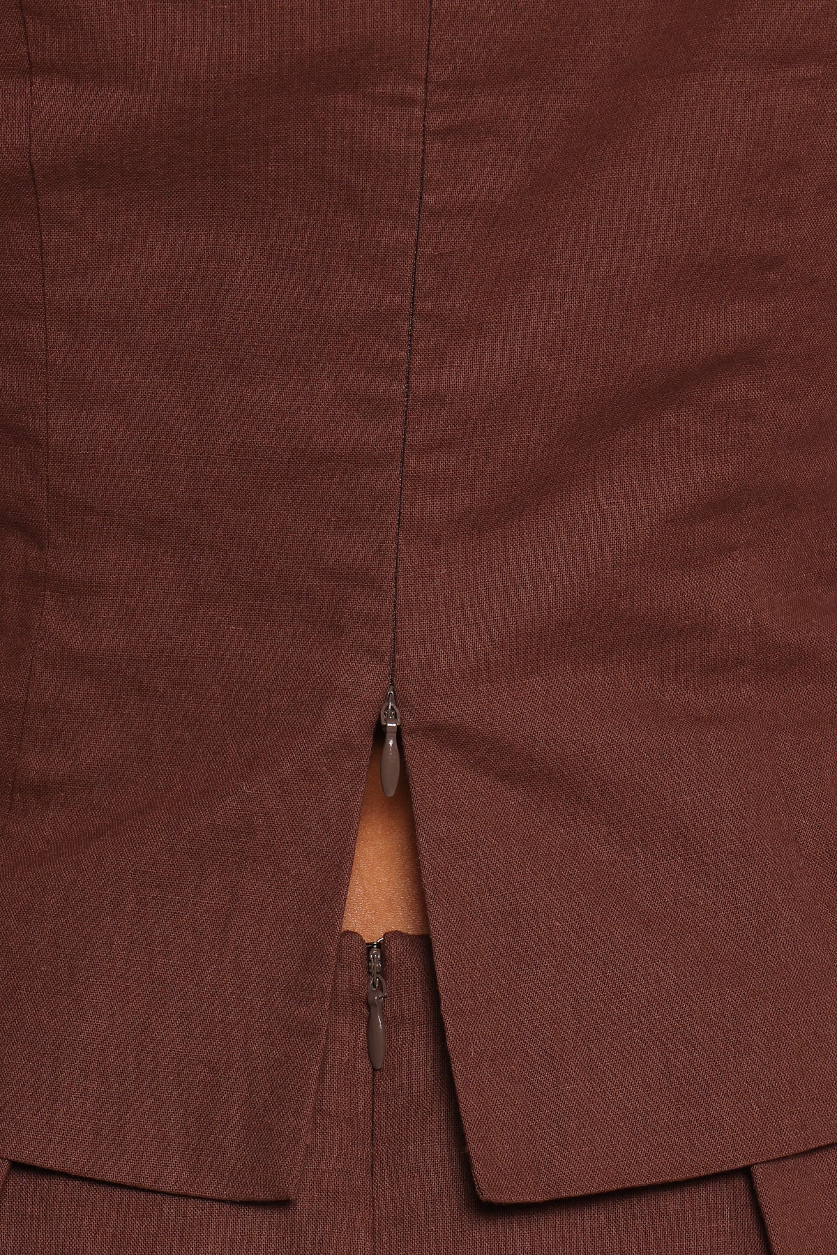 Chiaro Shell Top in Brown – view 7 of 8