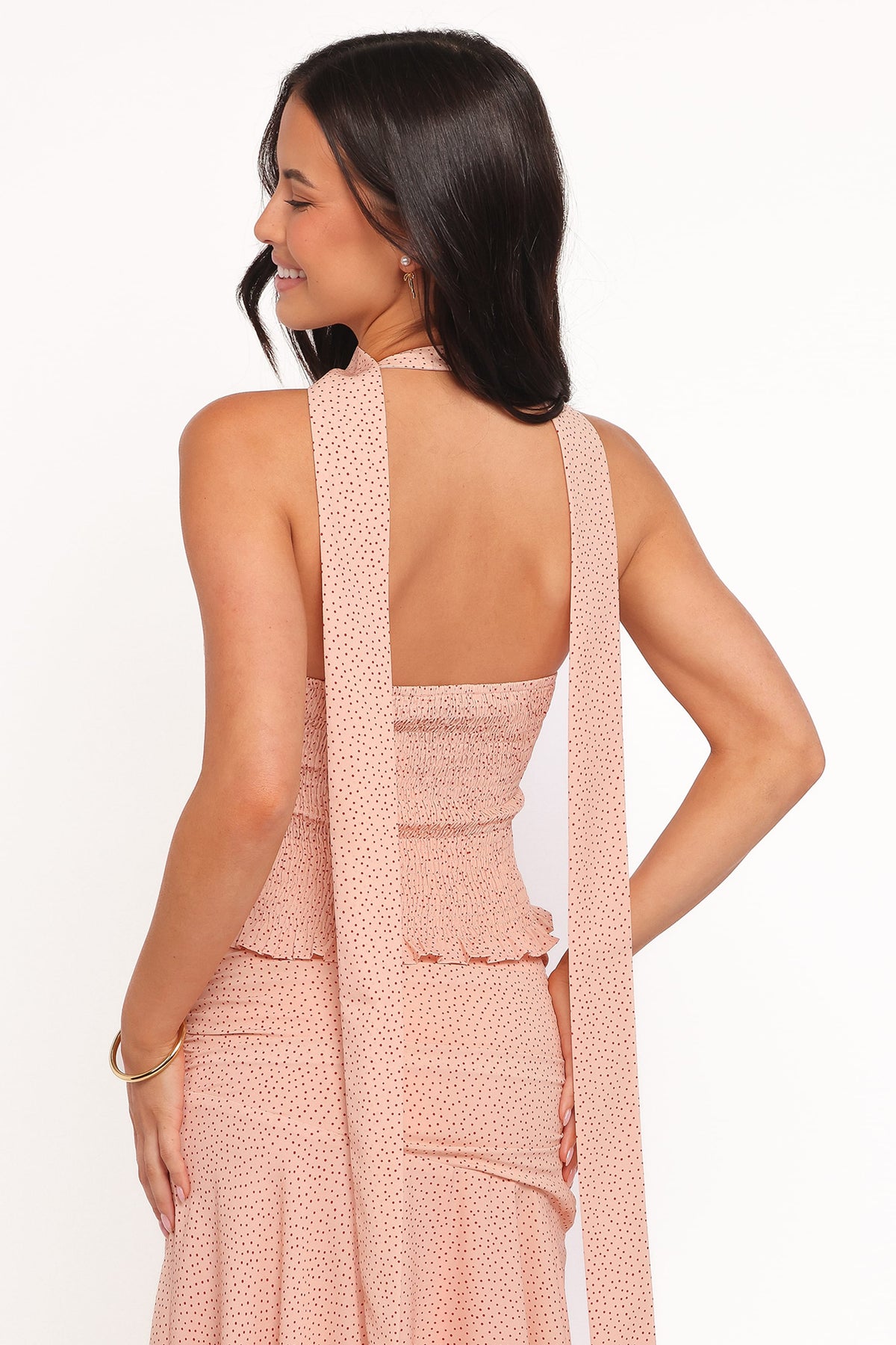Cinthia Top in Peach Polka Dot – view 5 of 8