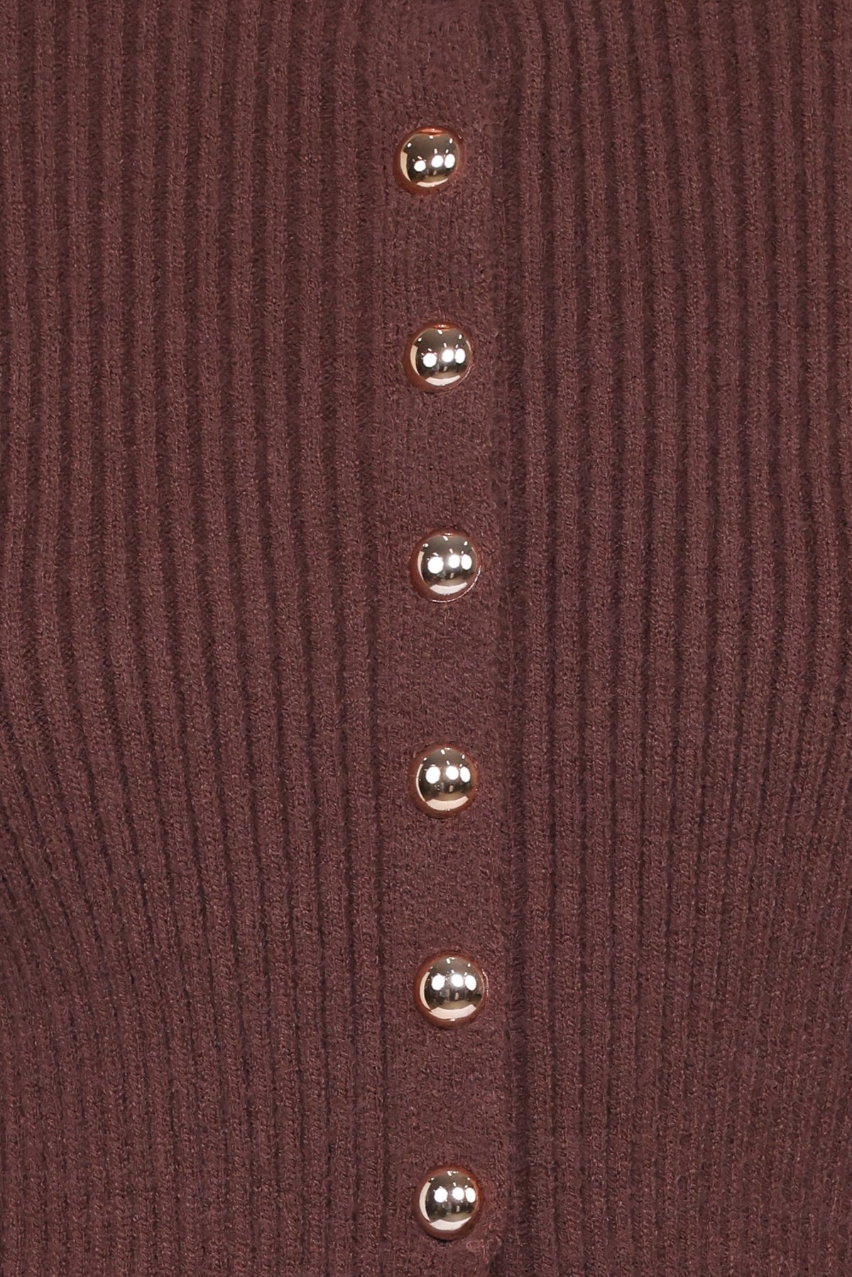 Circe Cardigan Top in Chocolate – view 6 of 6
