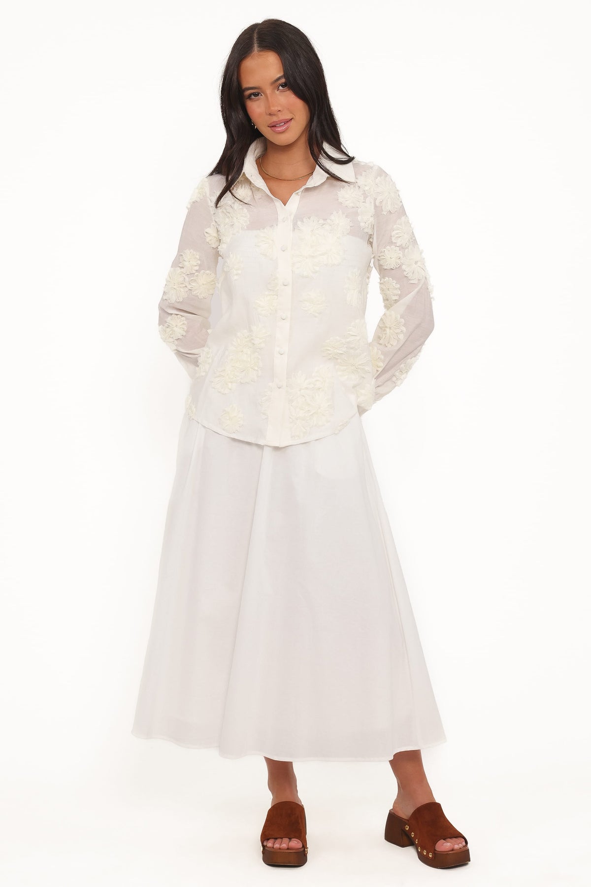 Cliona Shirt in Cream – view 6 of 7