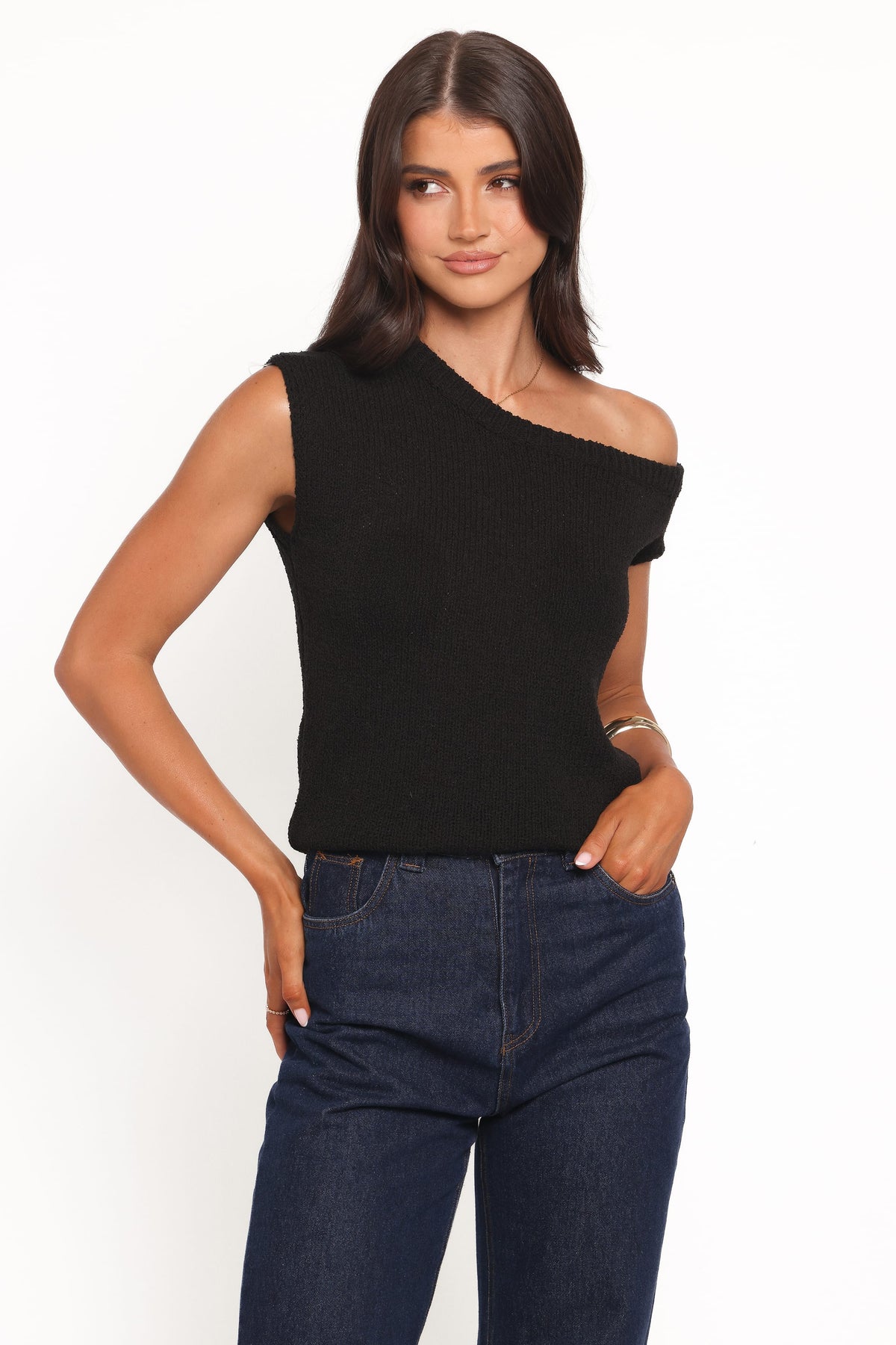 Coco Knit Top in Black – view 2 of 7