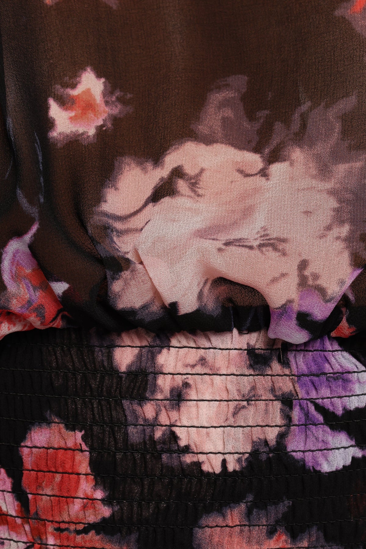 Cody Top in Black Blurred Floral – view 8 of 8