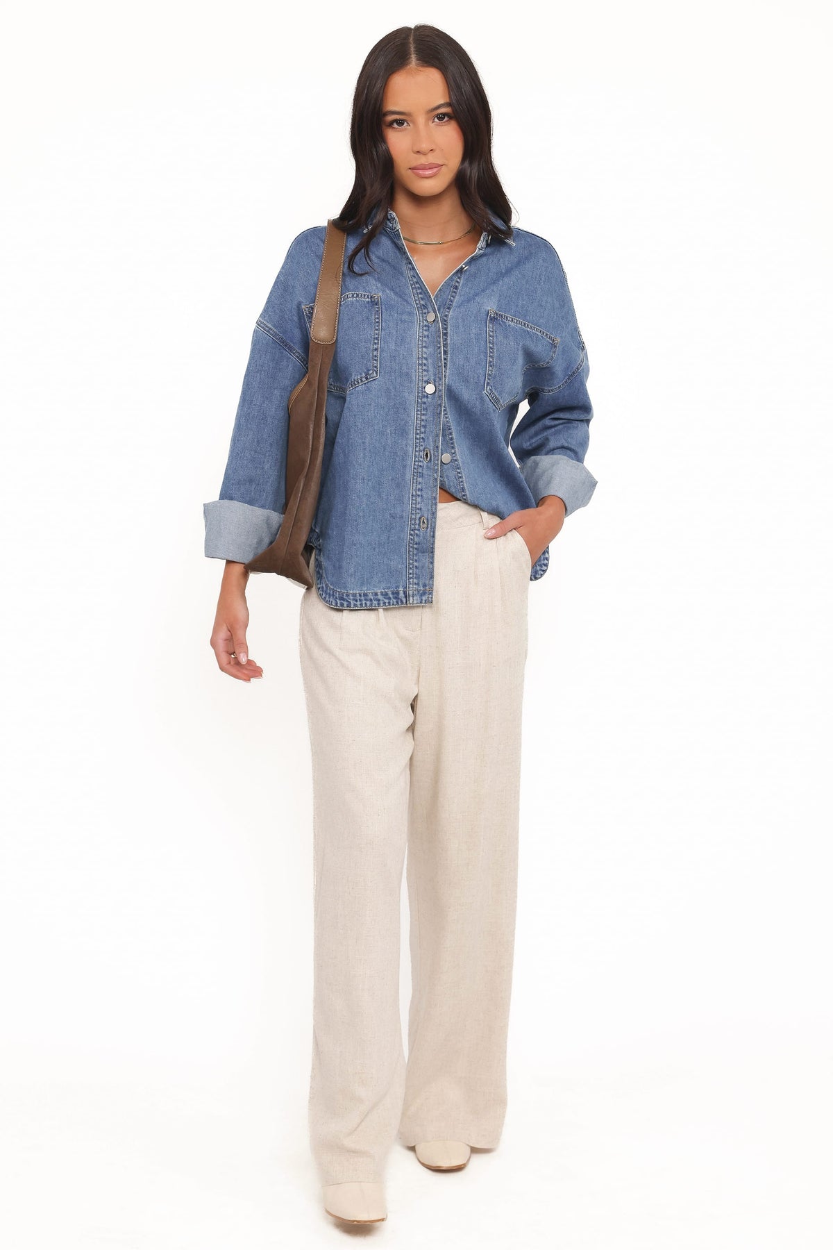 Cornelia Denim Shirt in Blue – view 6 of 7