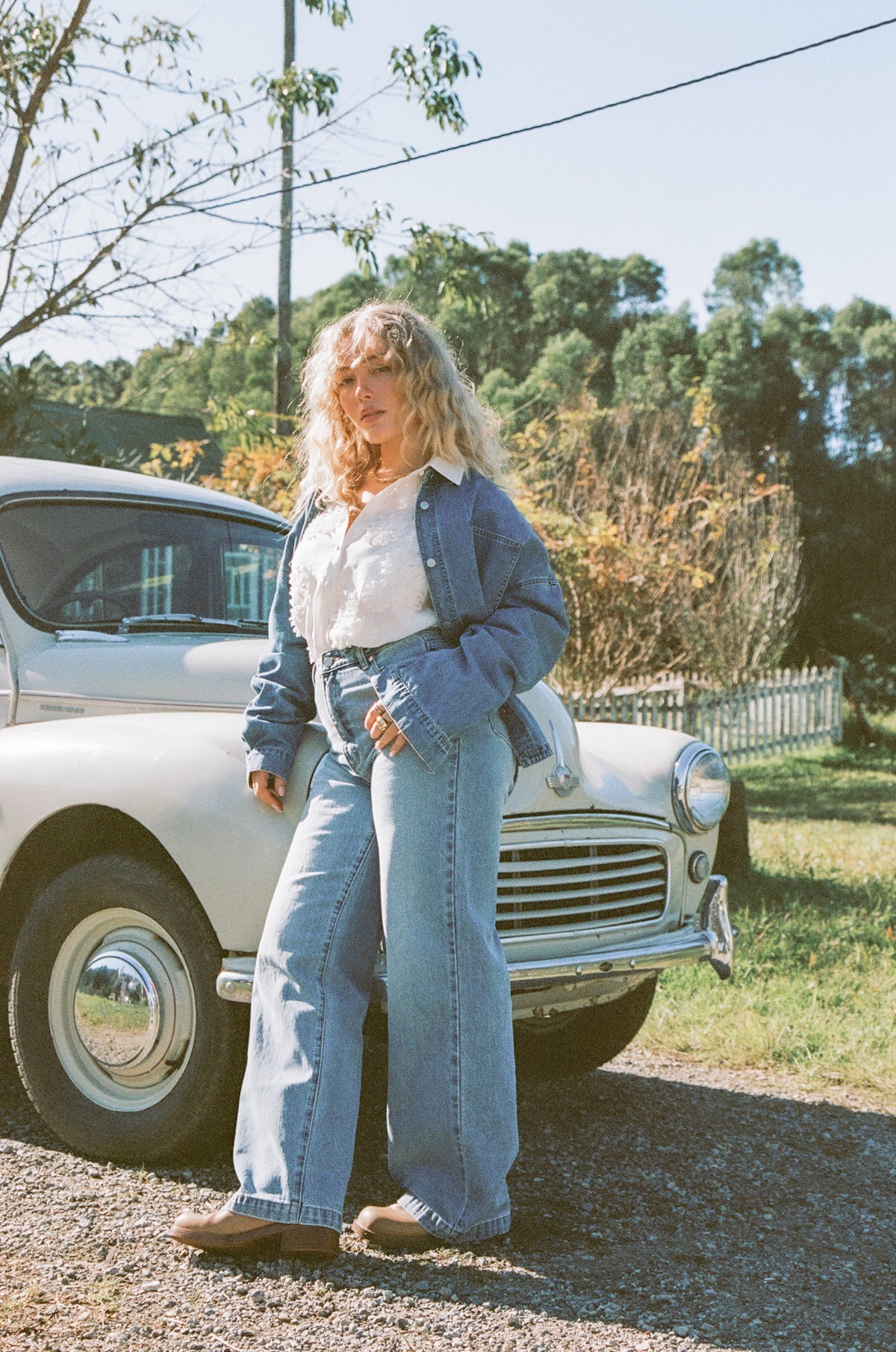 Cornelia Denim Shirt in Blue – view 1 of 7