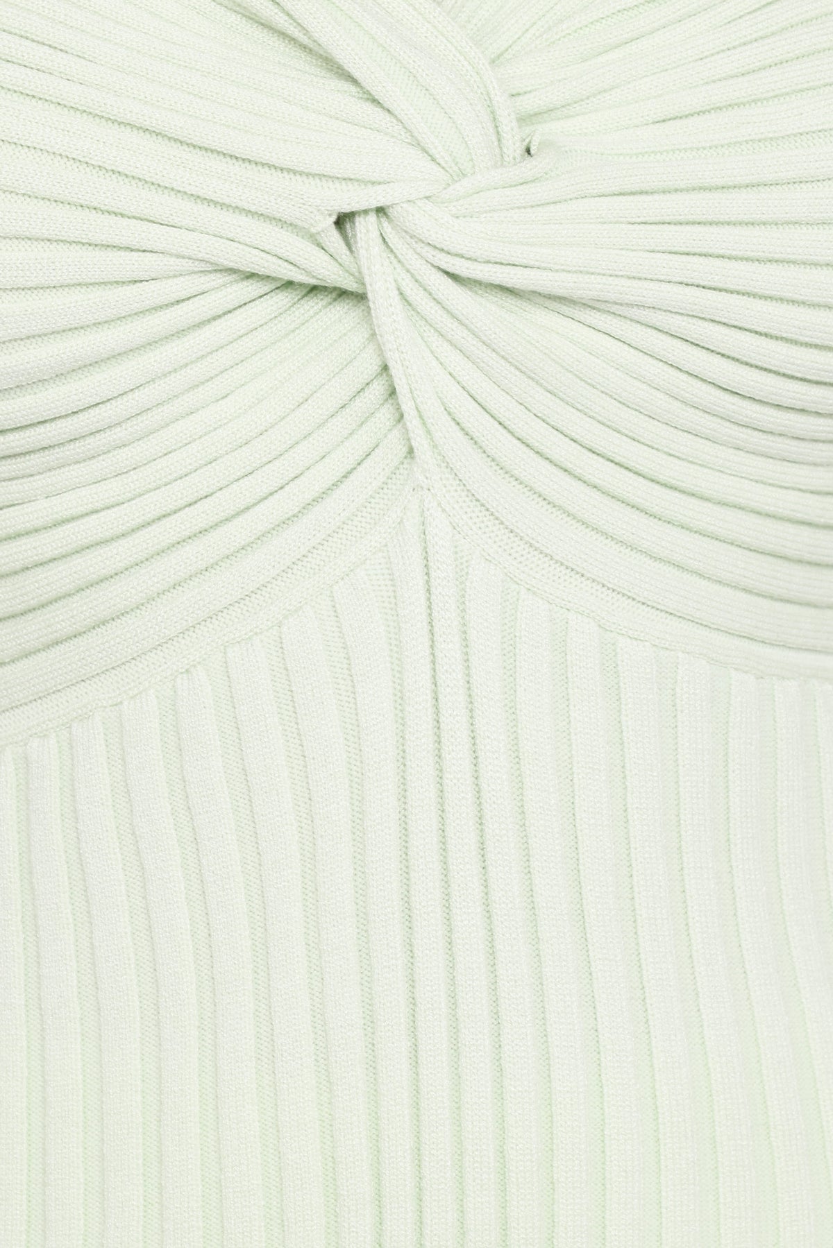 Demi Twist Detail Knit Top in Sage – view 6 of 6