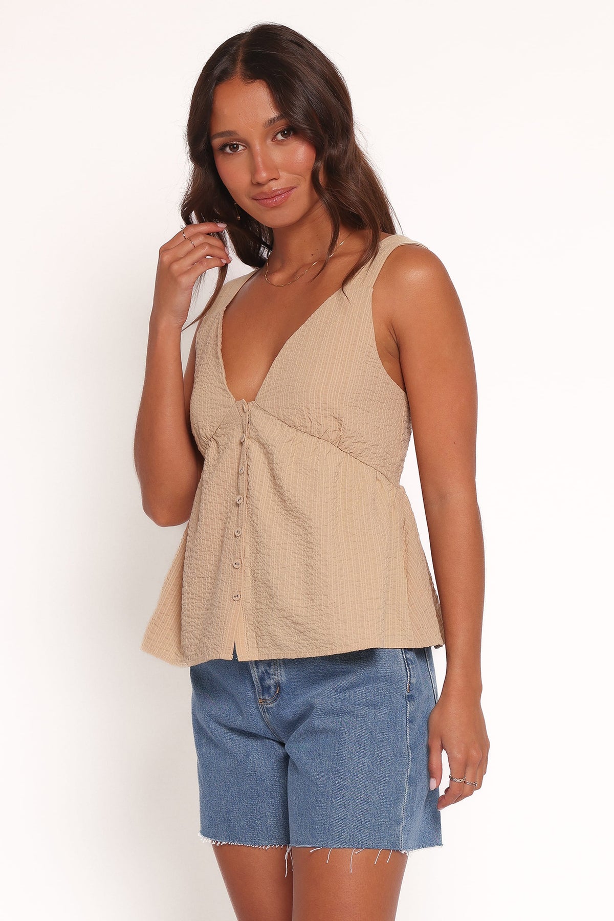 Denni Top in Sand – view 4 of 7