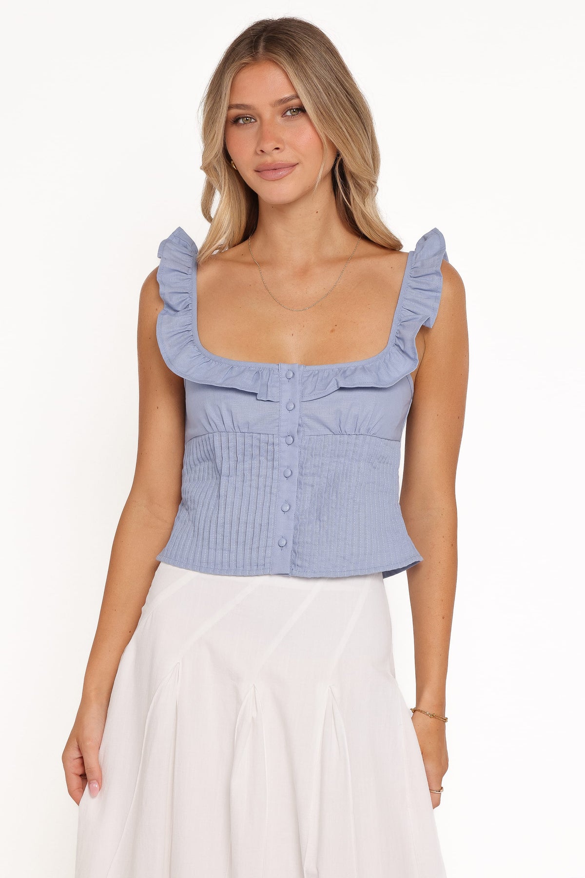 Dervla Top in Blue – view 2 of 9