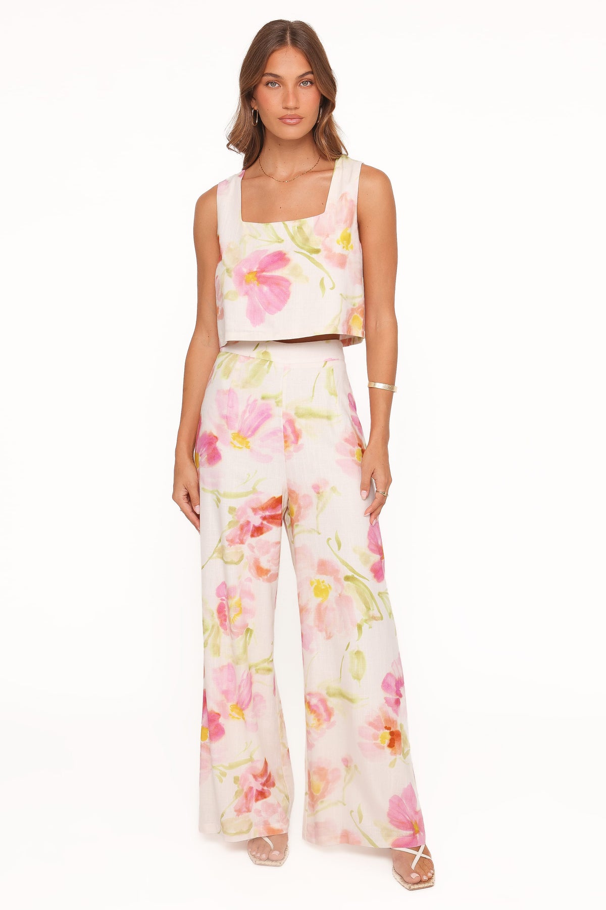 Devlin Top in Pink Garden Floral – view 6 of 7