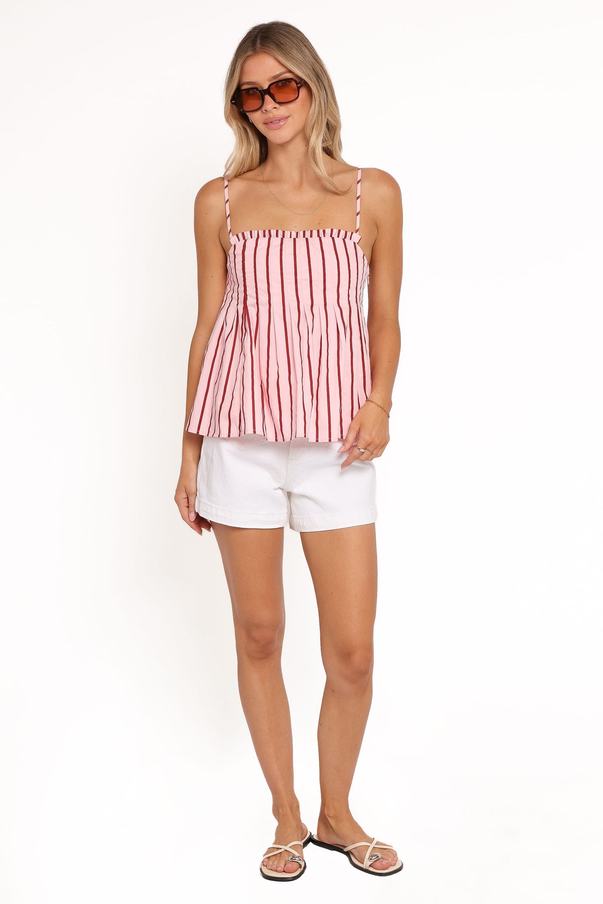 Dulce Top in Pink Stripe – view 7 of 8