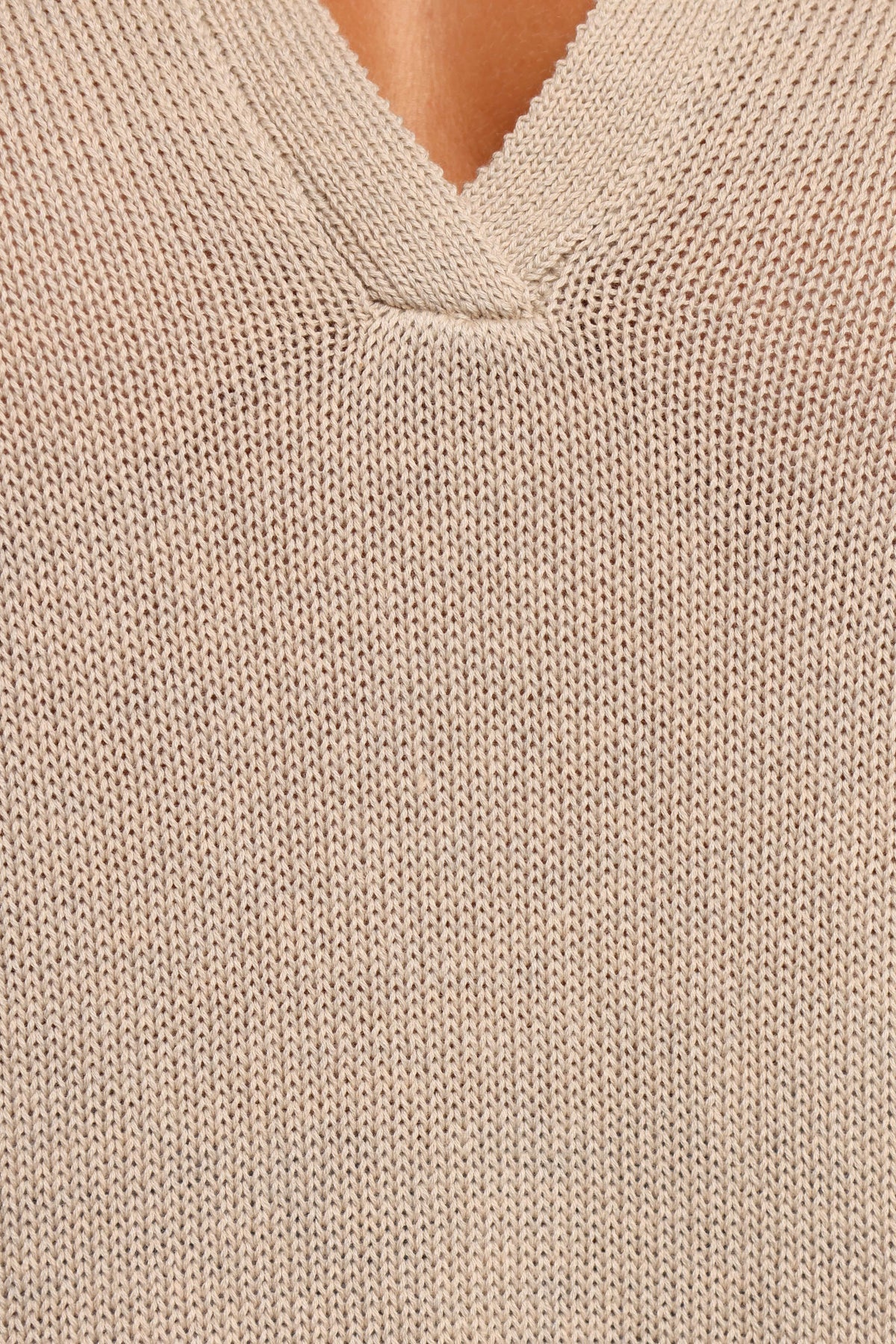 Eldora Knitted Top in Oatmeal – view 8 of 8