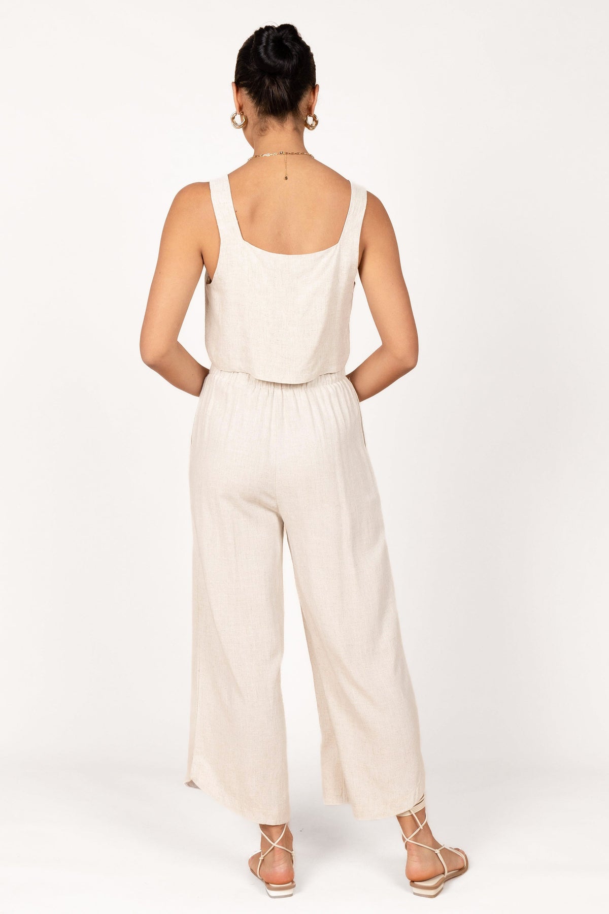 Eleanor Cropped Top in Beige – view 6 of 9