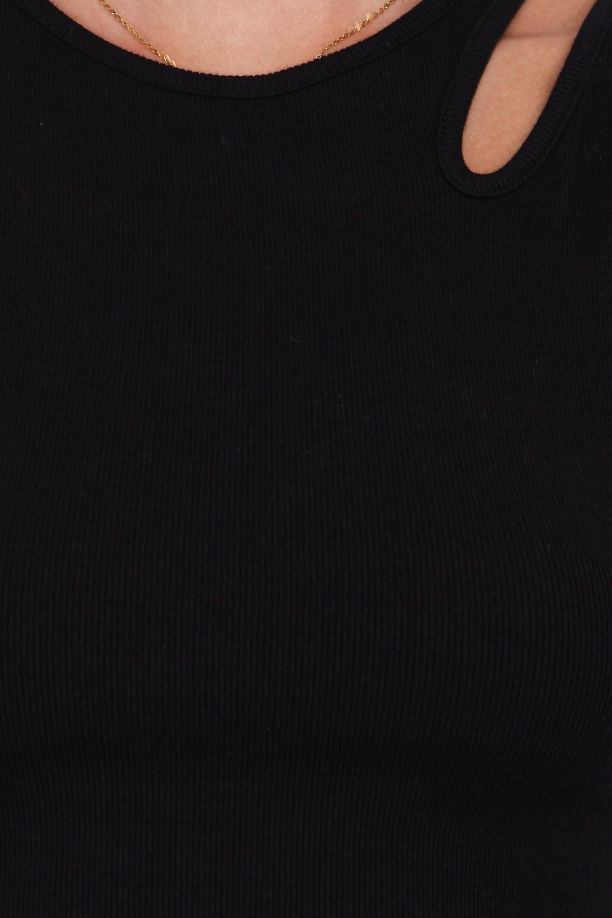 Elira Cut Out Tank in Black – view 6 of 6