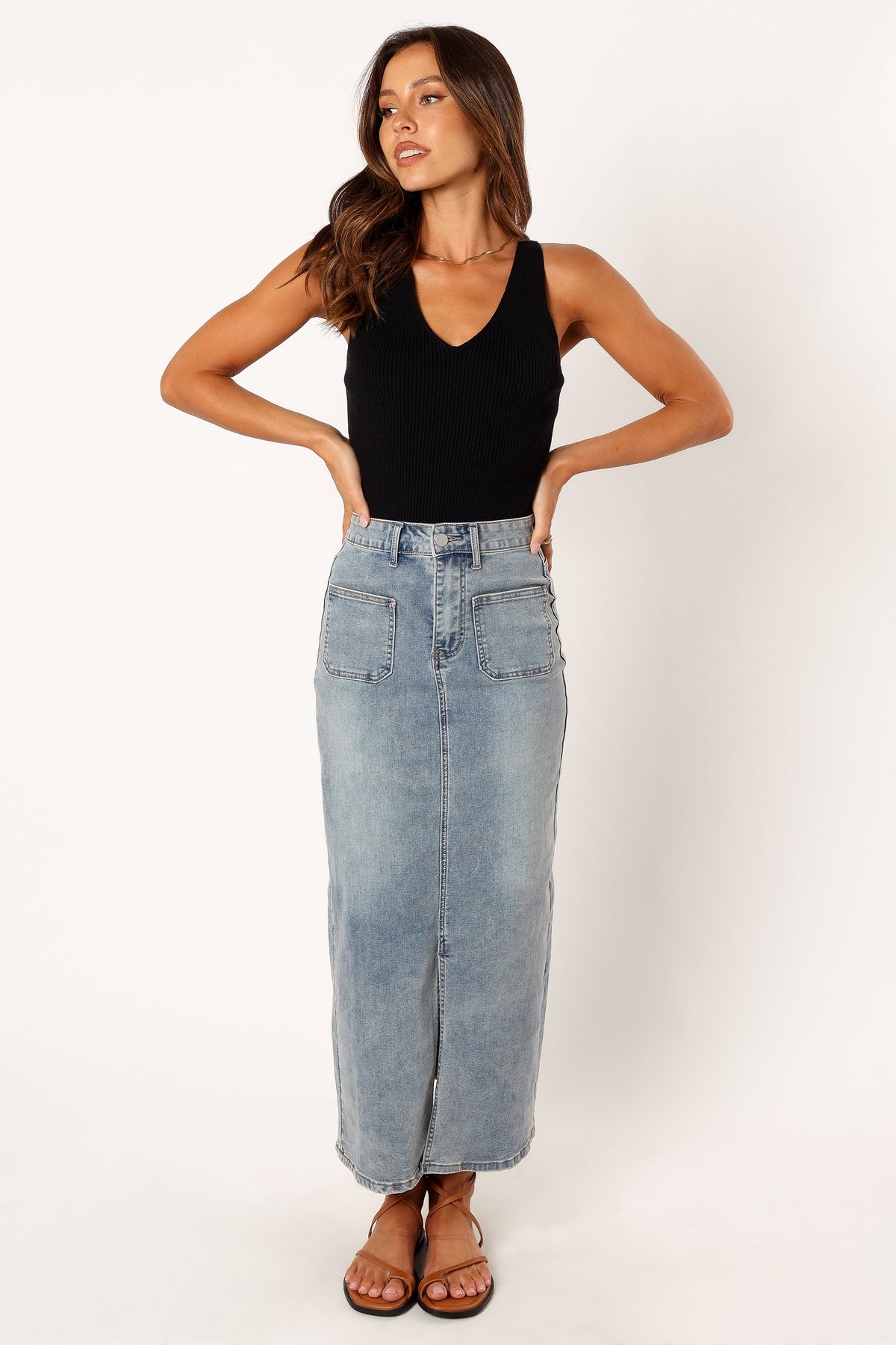 Emily Rib Top in Black – view 6 of 8
