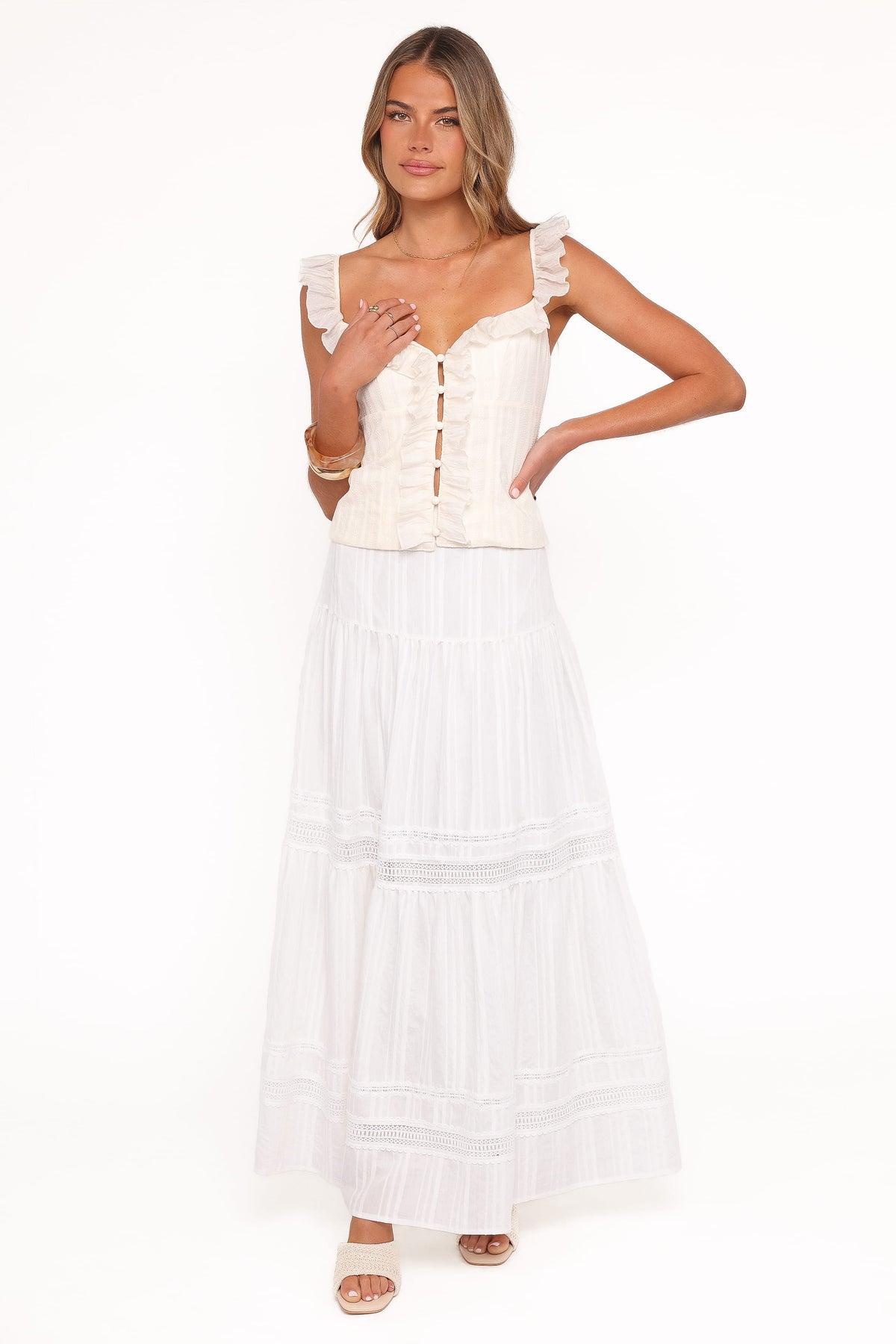Eulalie Corset Top in Cream – view 6 of 7