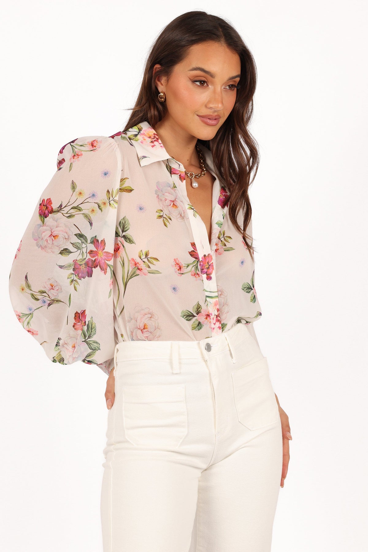 Fleetwood Blouse in Jaci White – view 6 of 8