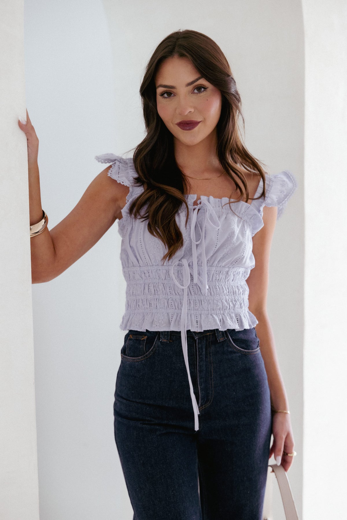 Giran Top in Cashmere Blue – view 1 of 8