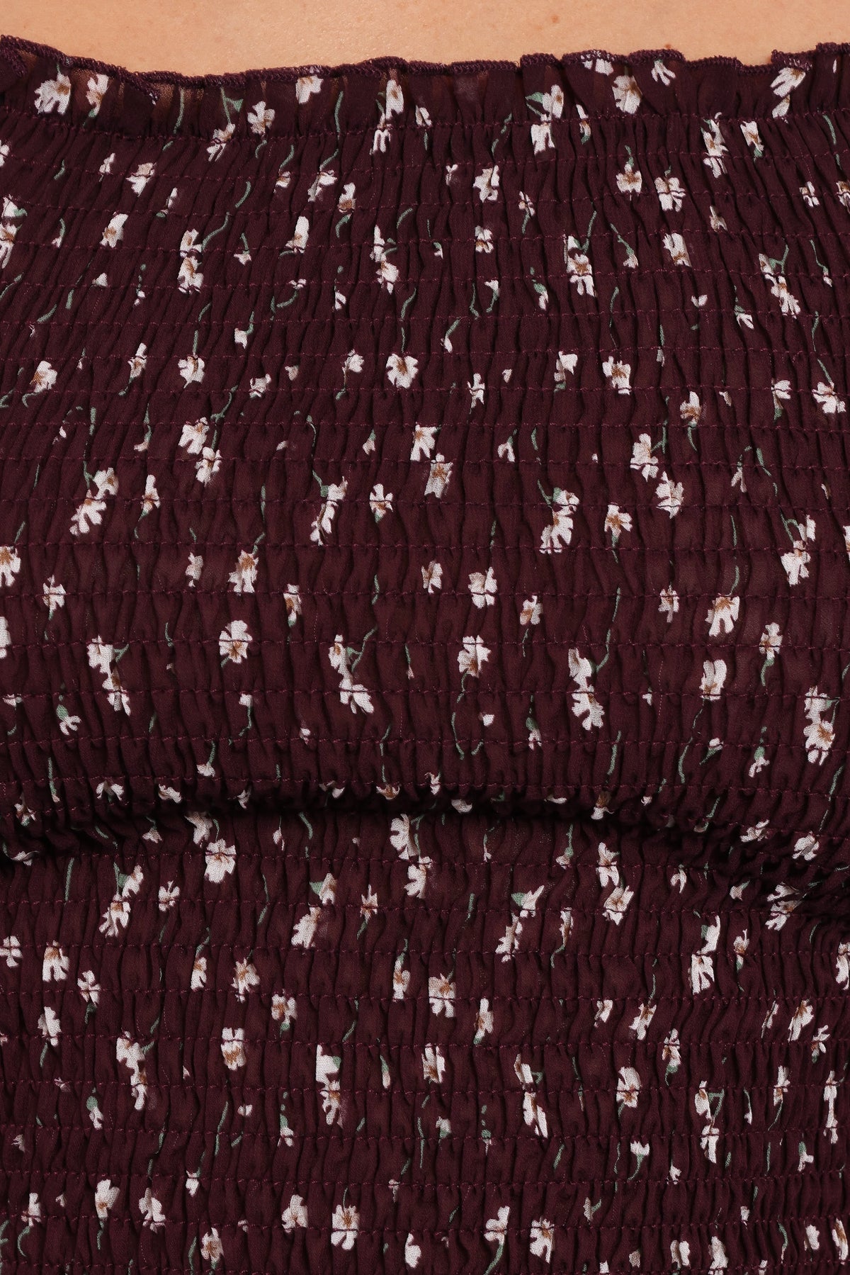 Greta Top in Burgundy Floral – view 7 of 7