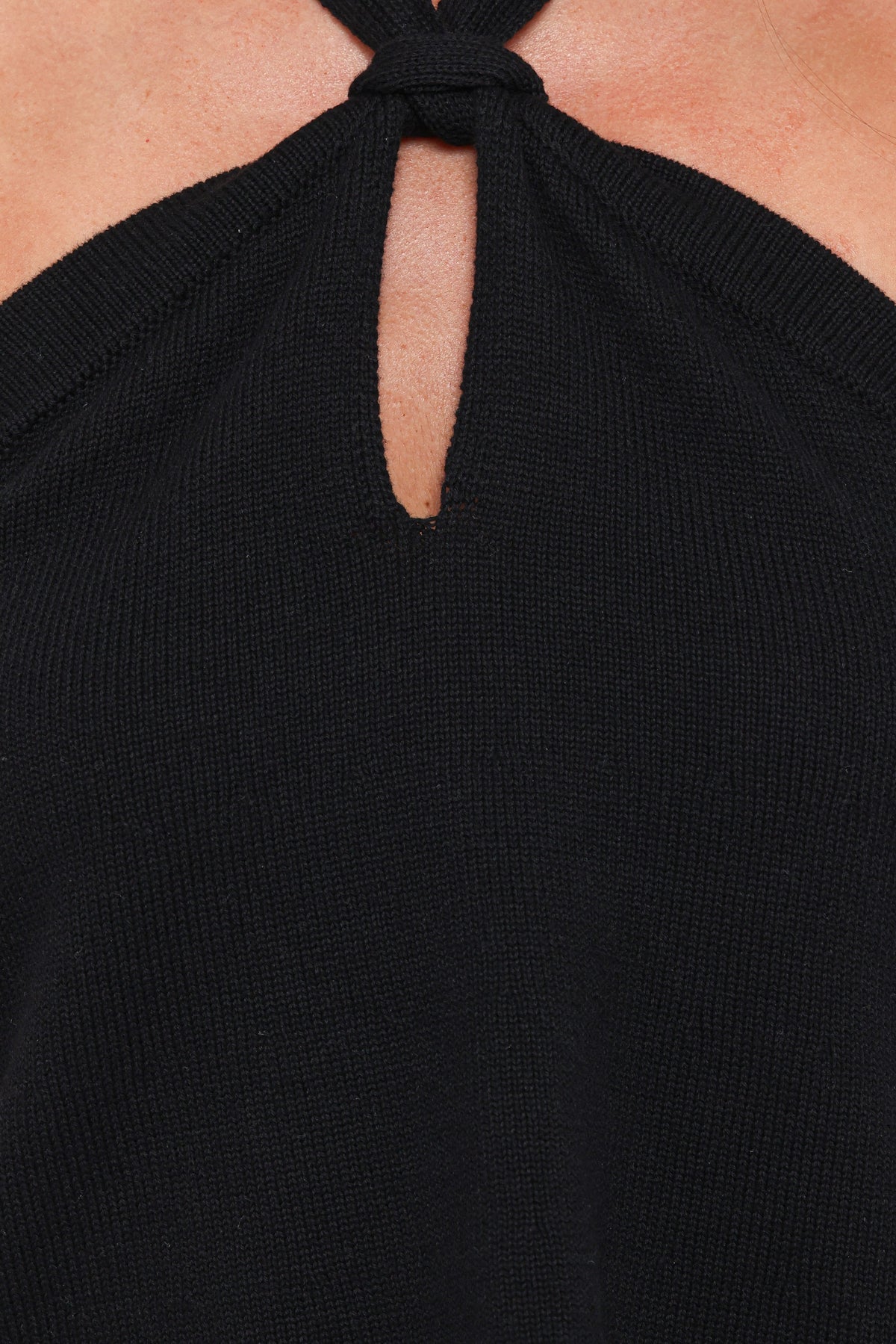 Haley Halter Top in Black – view 7 of 8