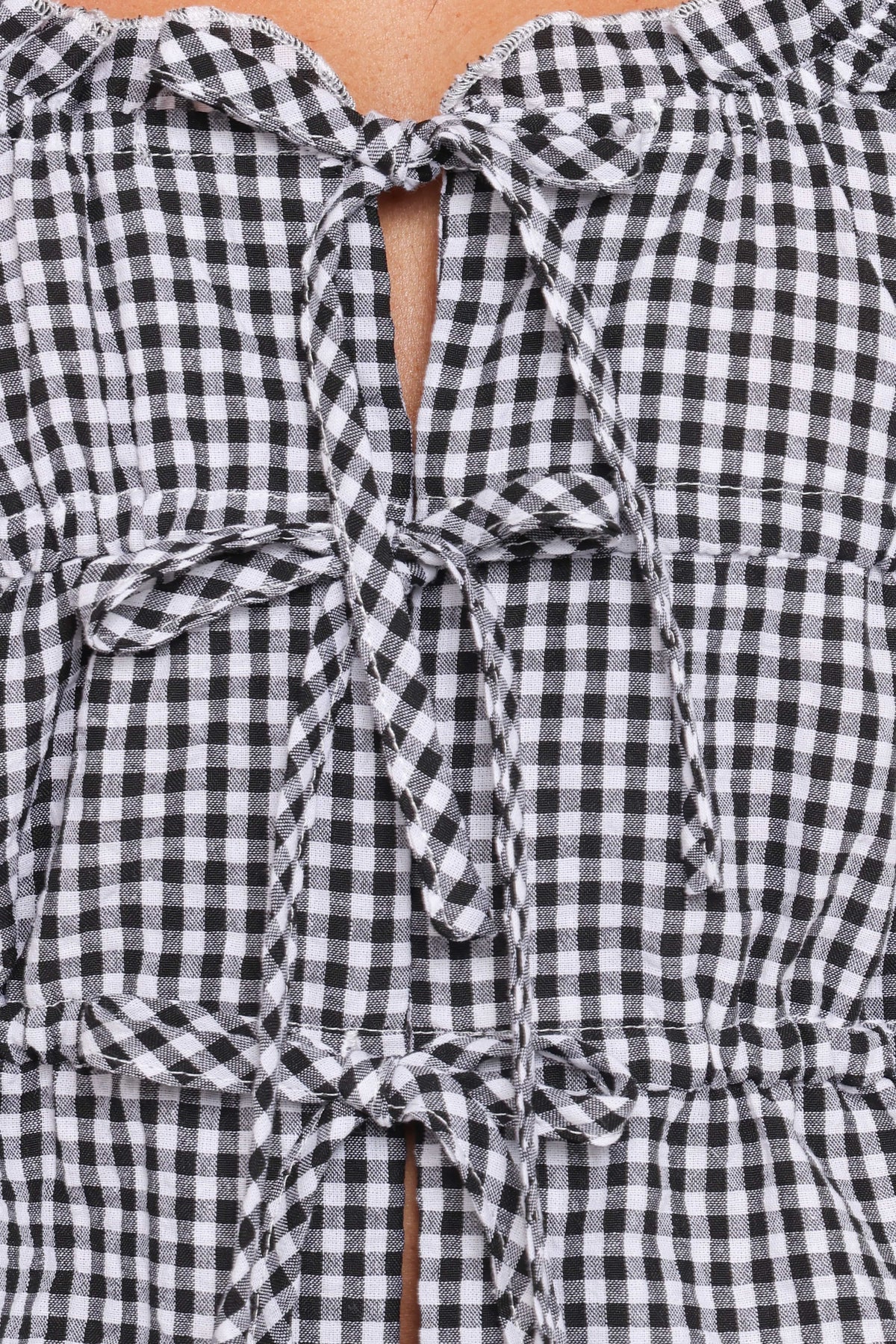Harper Top in Black Gingham – view 7 of 8