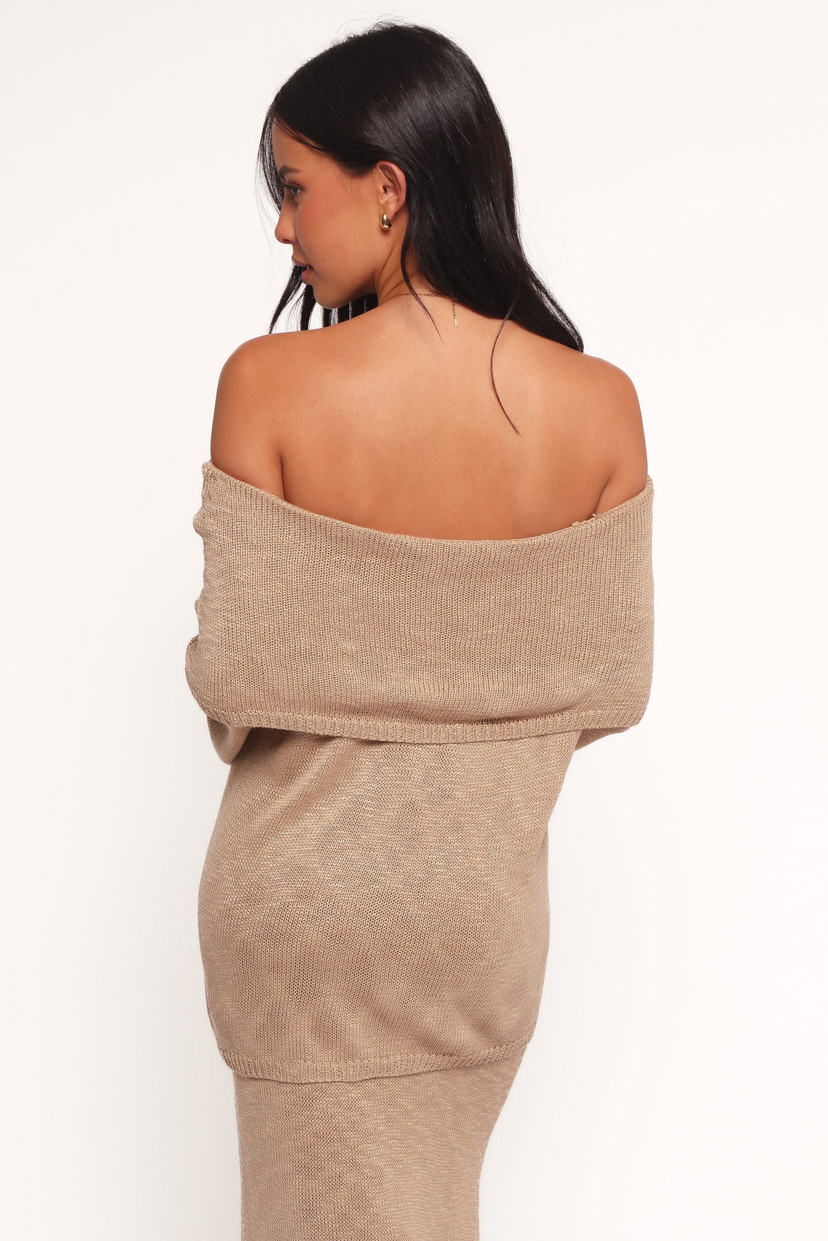 Indya Off Shoulder Top in Mocha – view 9 of 10