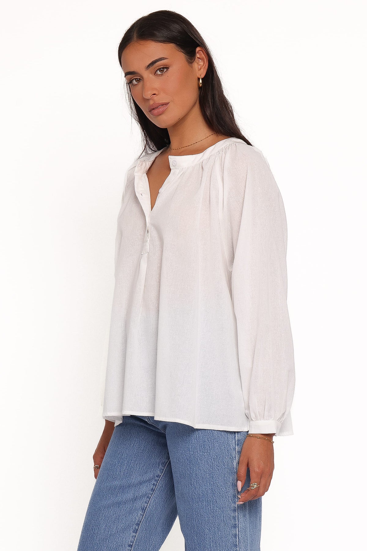 Irisa Shirt in White – view 3 of 6