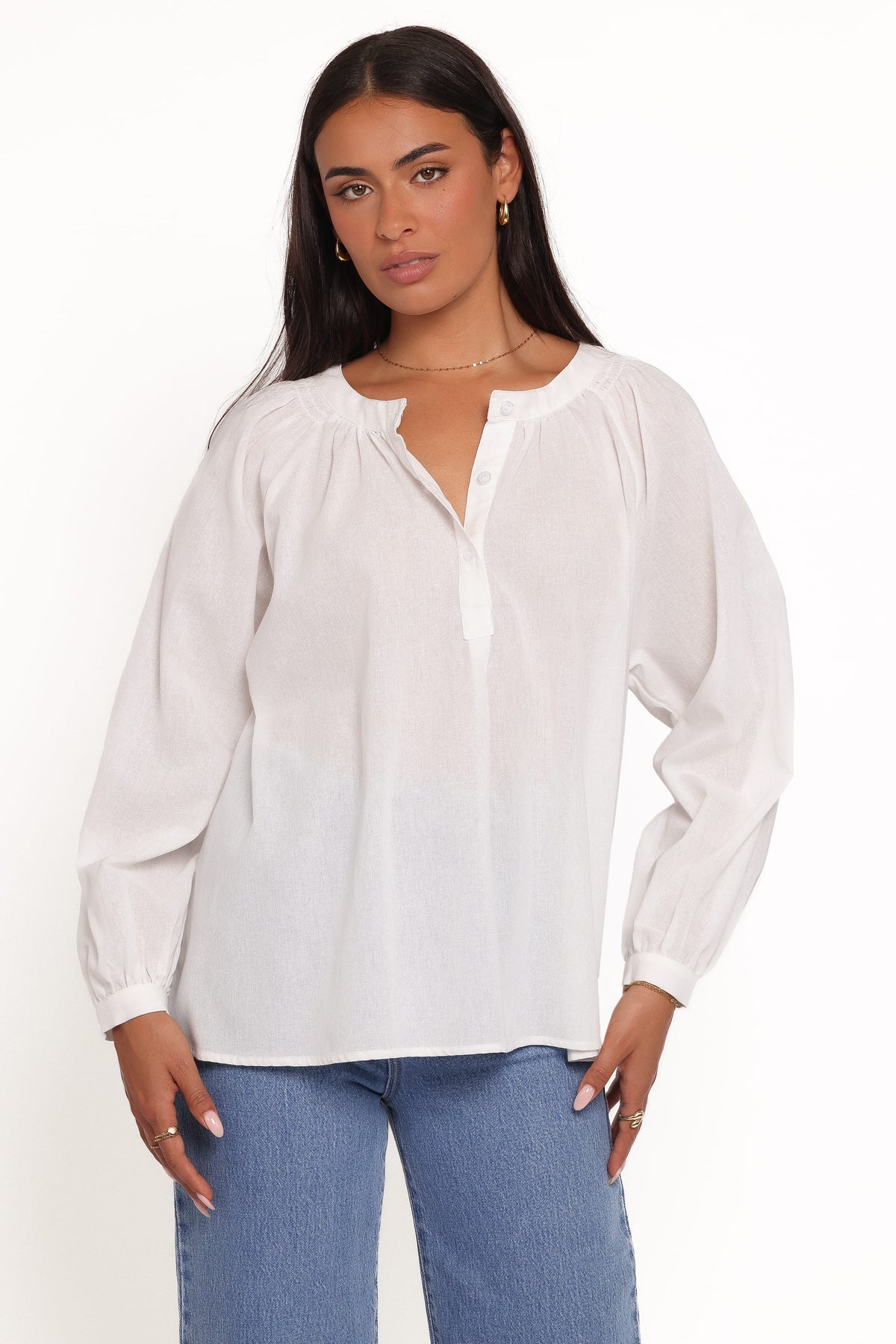 Irisa Shirt in White – view 1 of 6