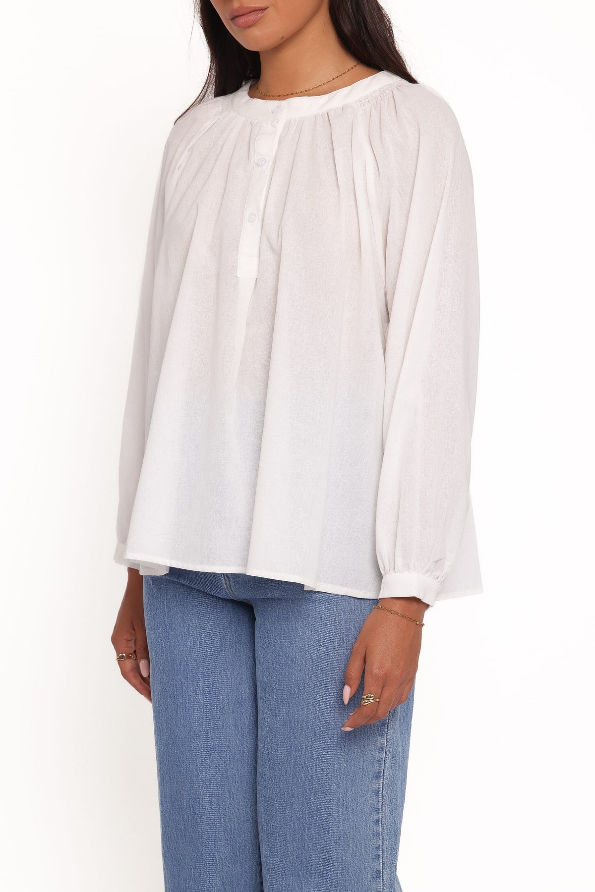 Irisa Shirt in White – view 5 of 6