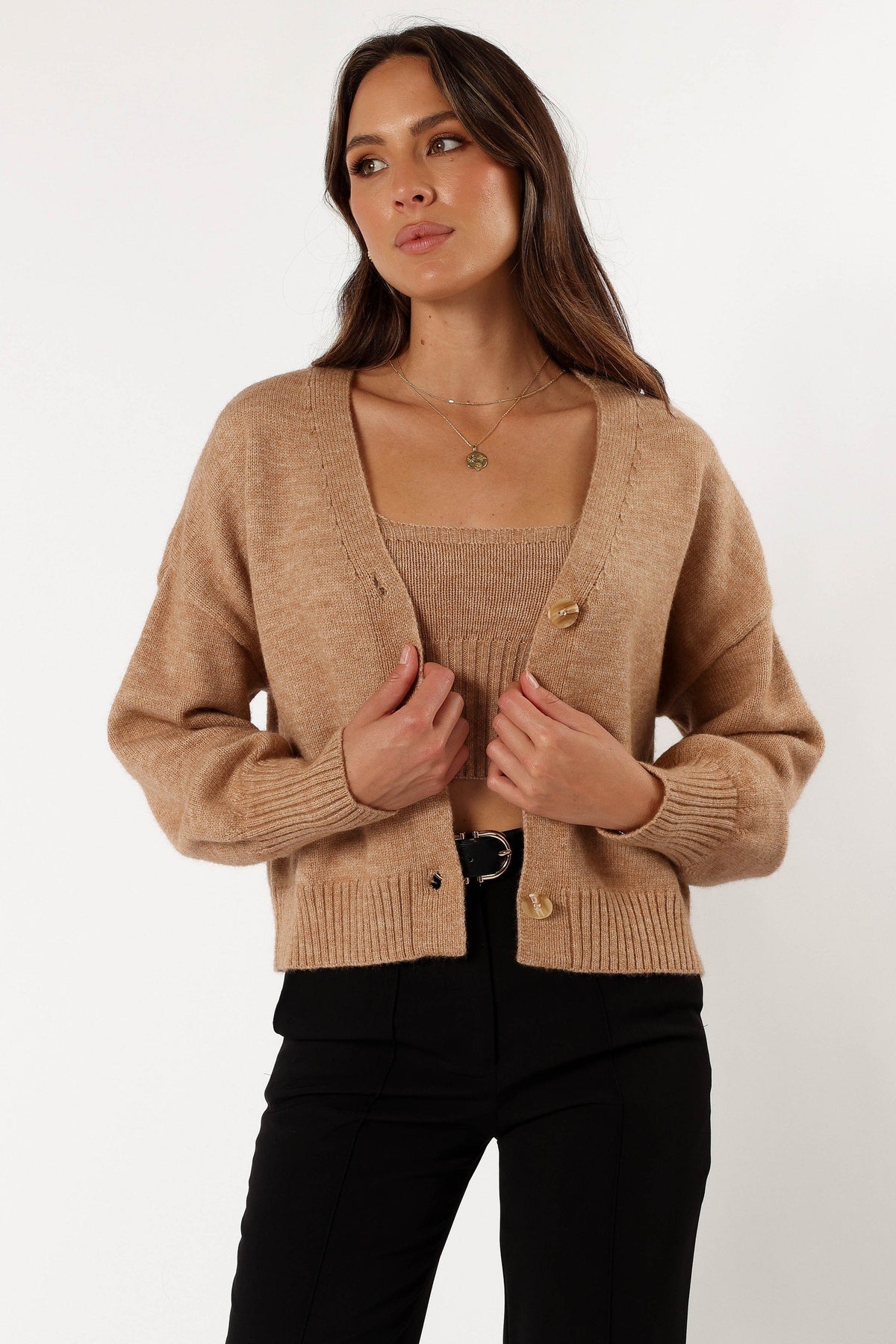 Isabel Sweater Top in Beige – view 10 of 11