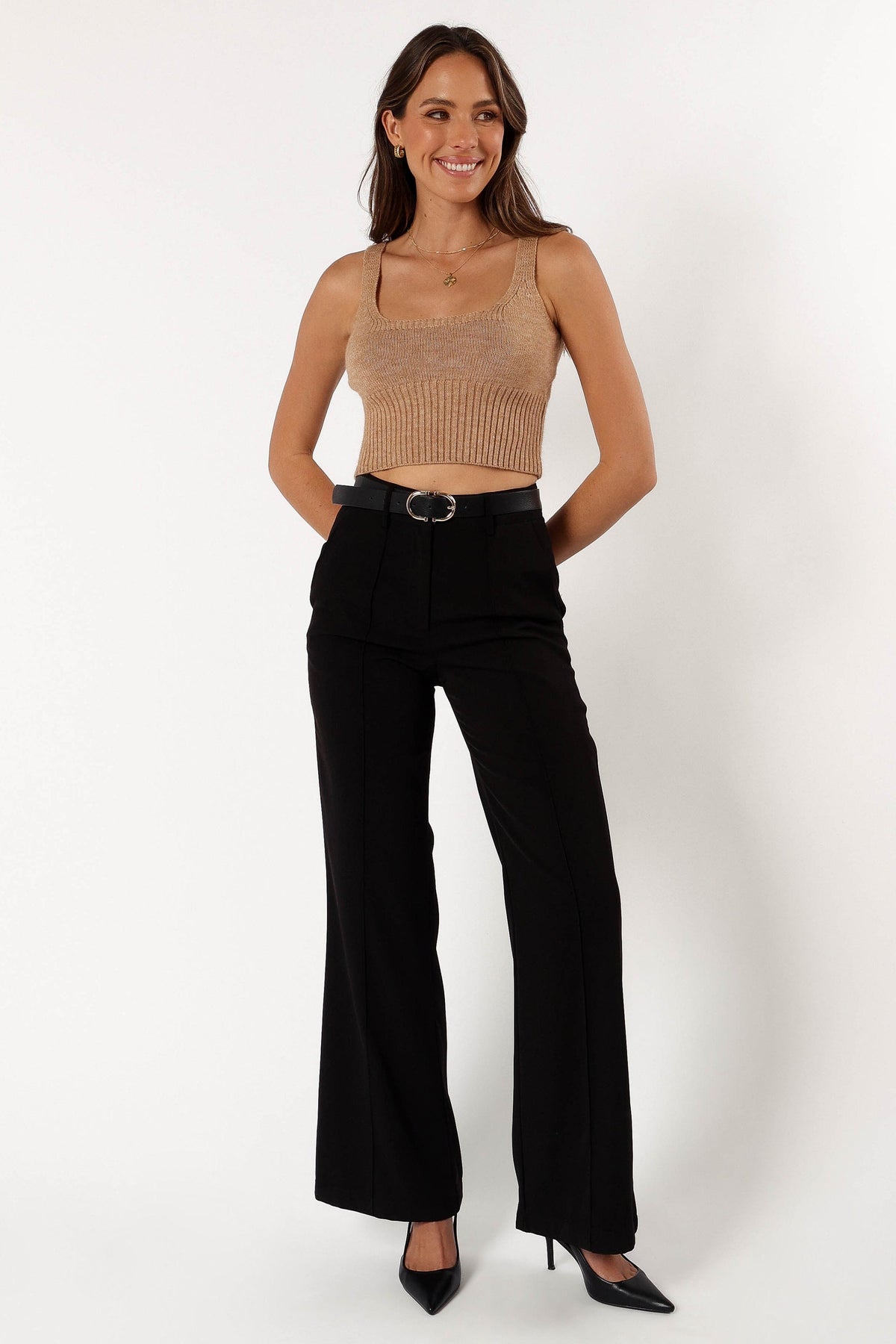 Isabel Sweater Top in Beige – view 9 of 11