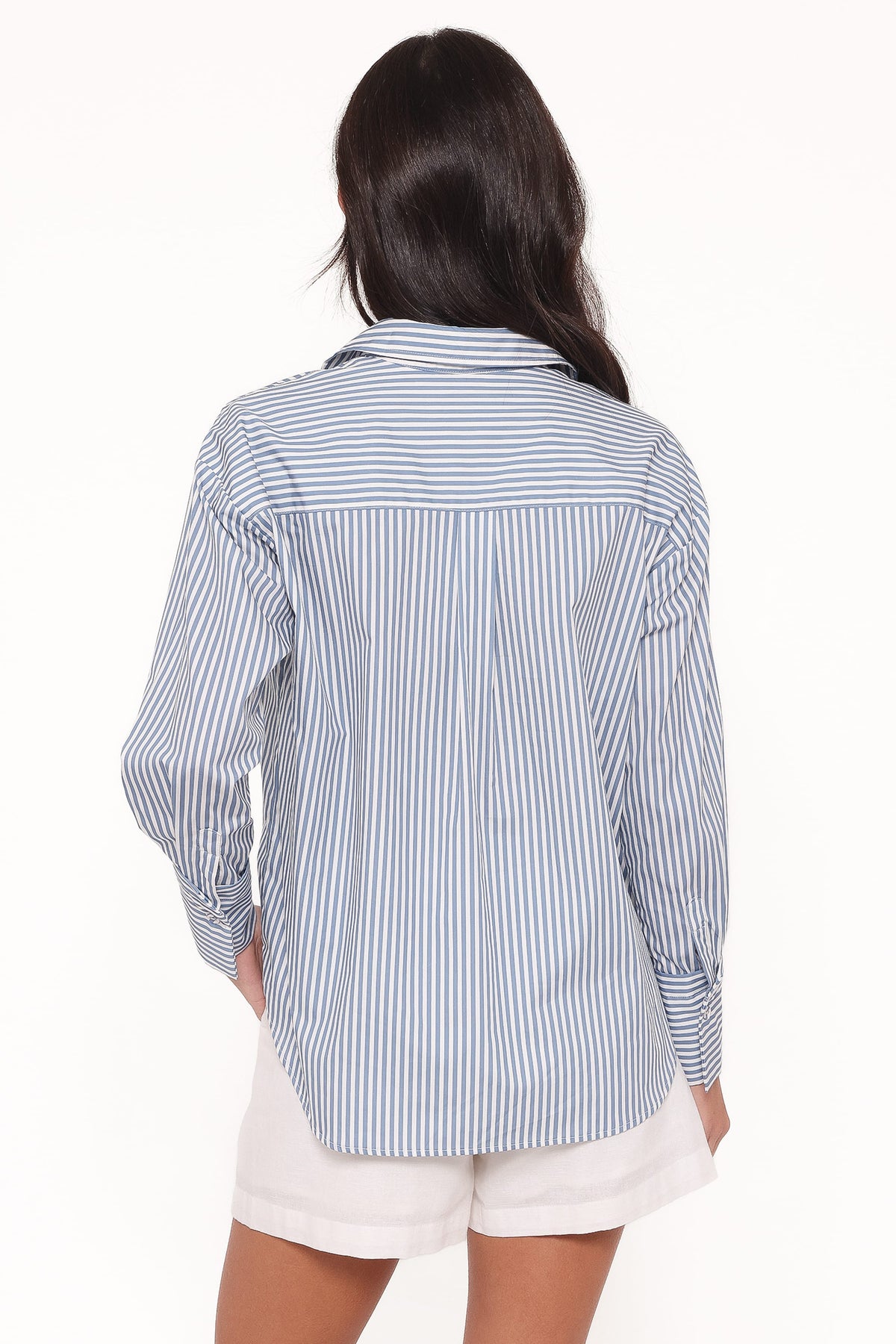 Jackson Button Up Shirt in Blue Stripe – view 5 of 9