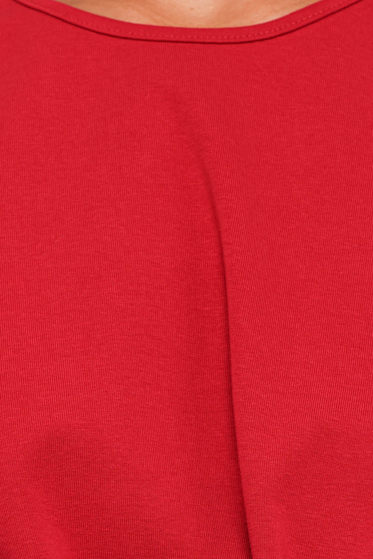 Kathy Tie Front Top in Red – view 6 of 6