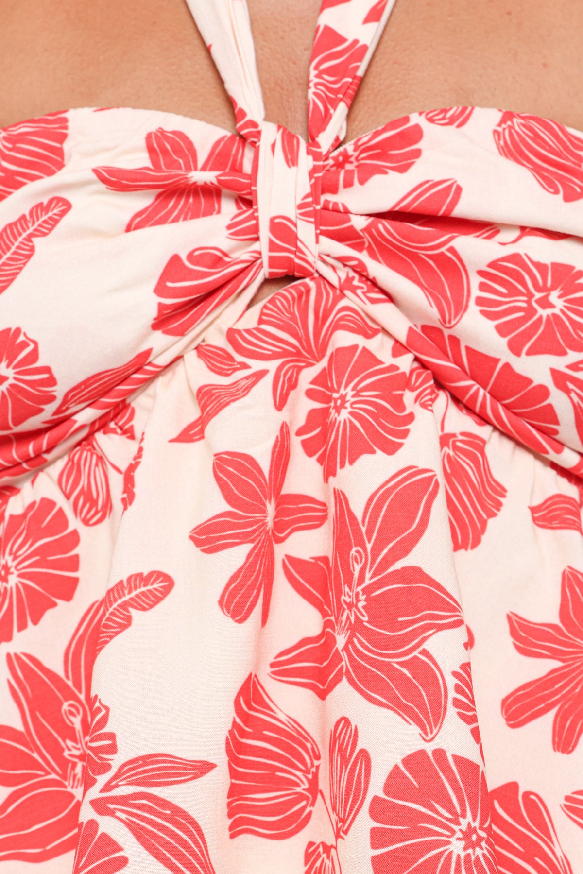 Klara Halter Top in Red Floral – view 6 of 6