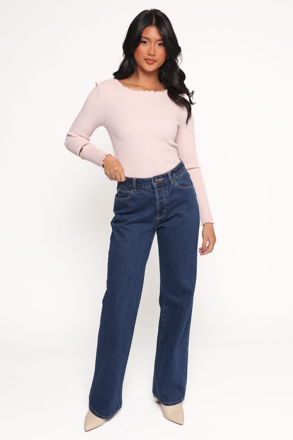 Kya Knit Top in Pink – view 5 of 6