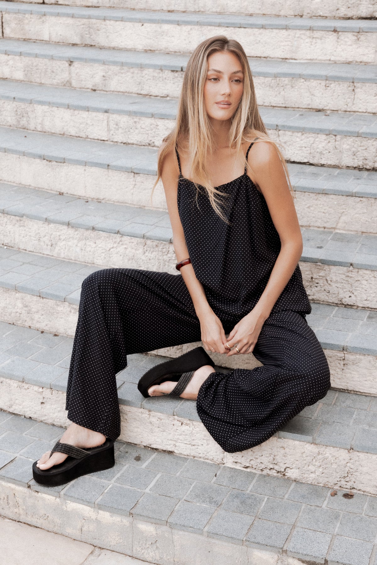 Lexi Top in Black Polkadot – view 1 of 7