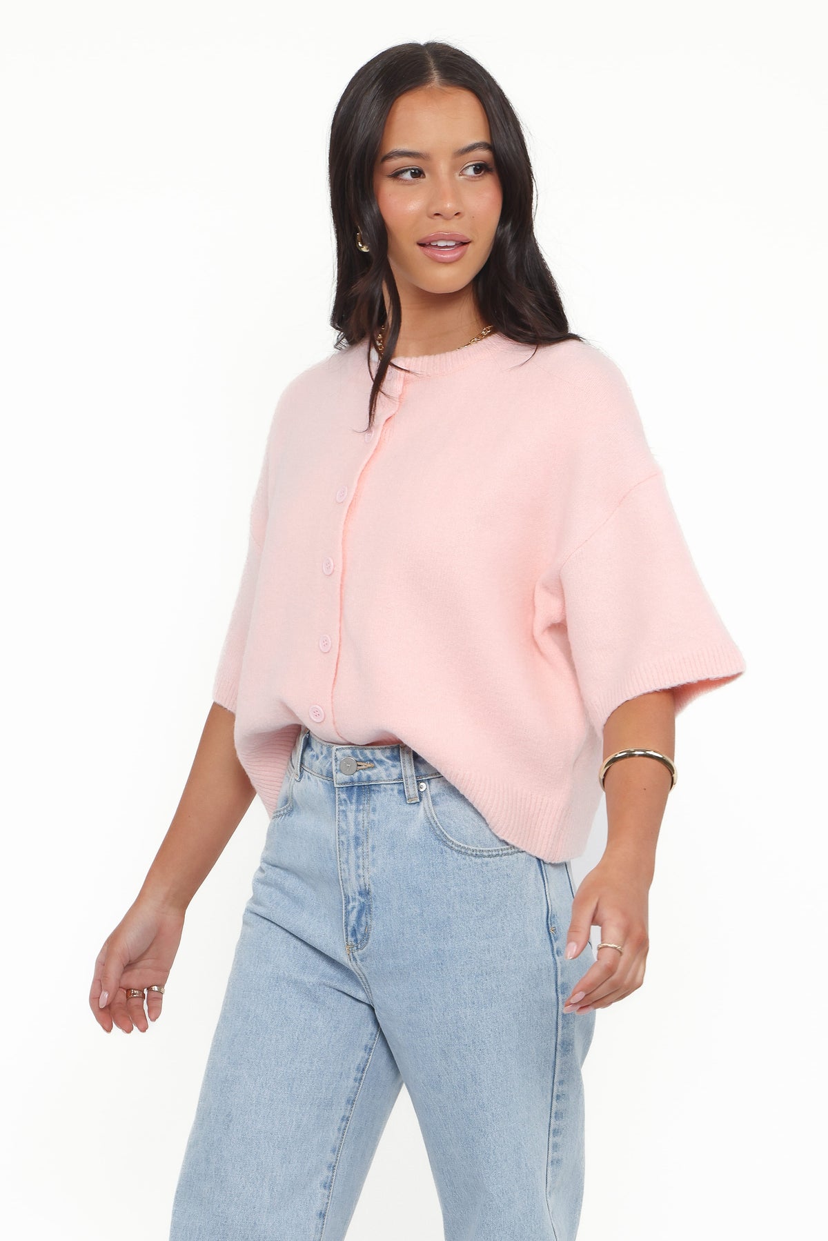 Lilith Knit Top in Pink – view 3 of 6