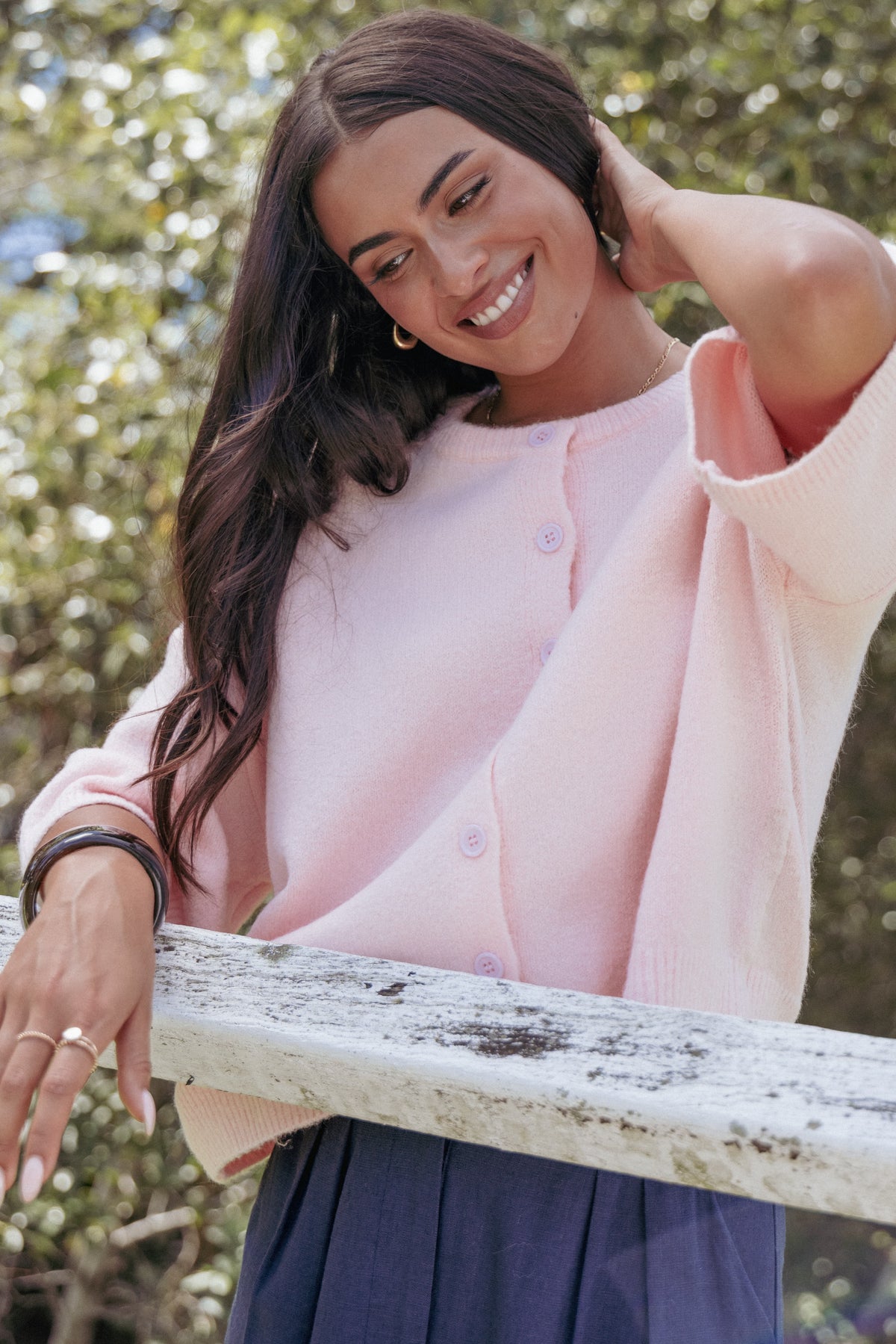 Lilith Knit Top in Pink – view 1 of 6