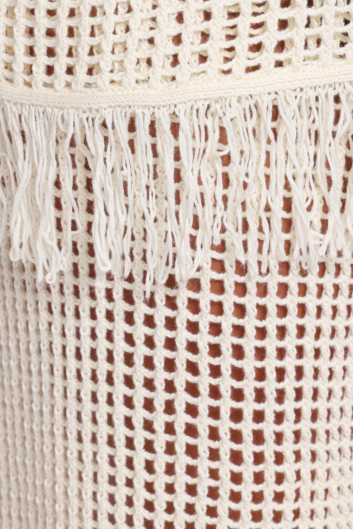 Lorna Knitted Top in Off White – view 7 of 8