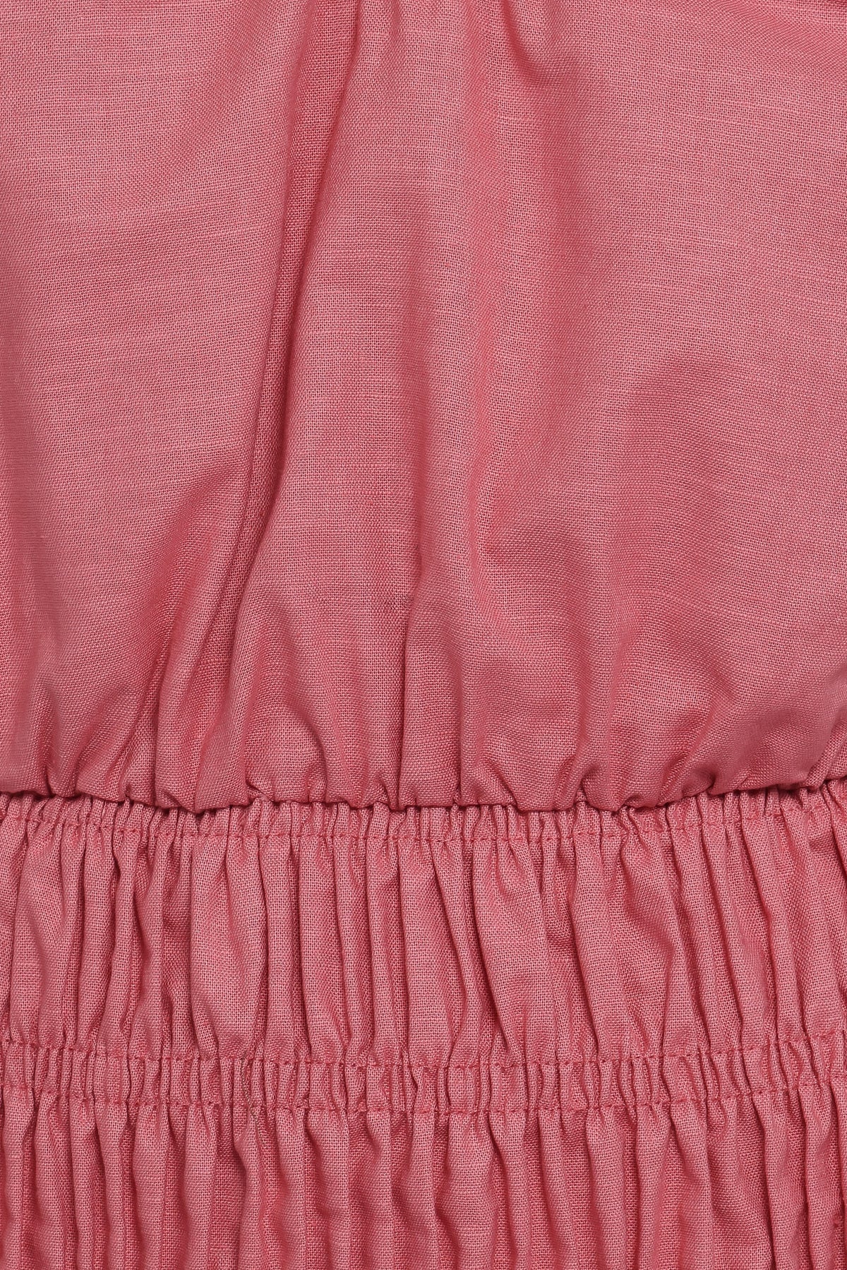 Lucilla Shirred Waist Top in Petal Pink – view 7 of 8