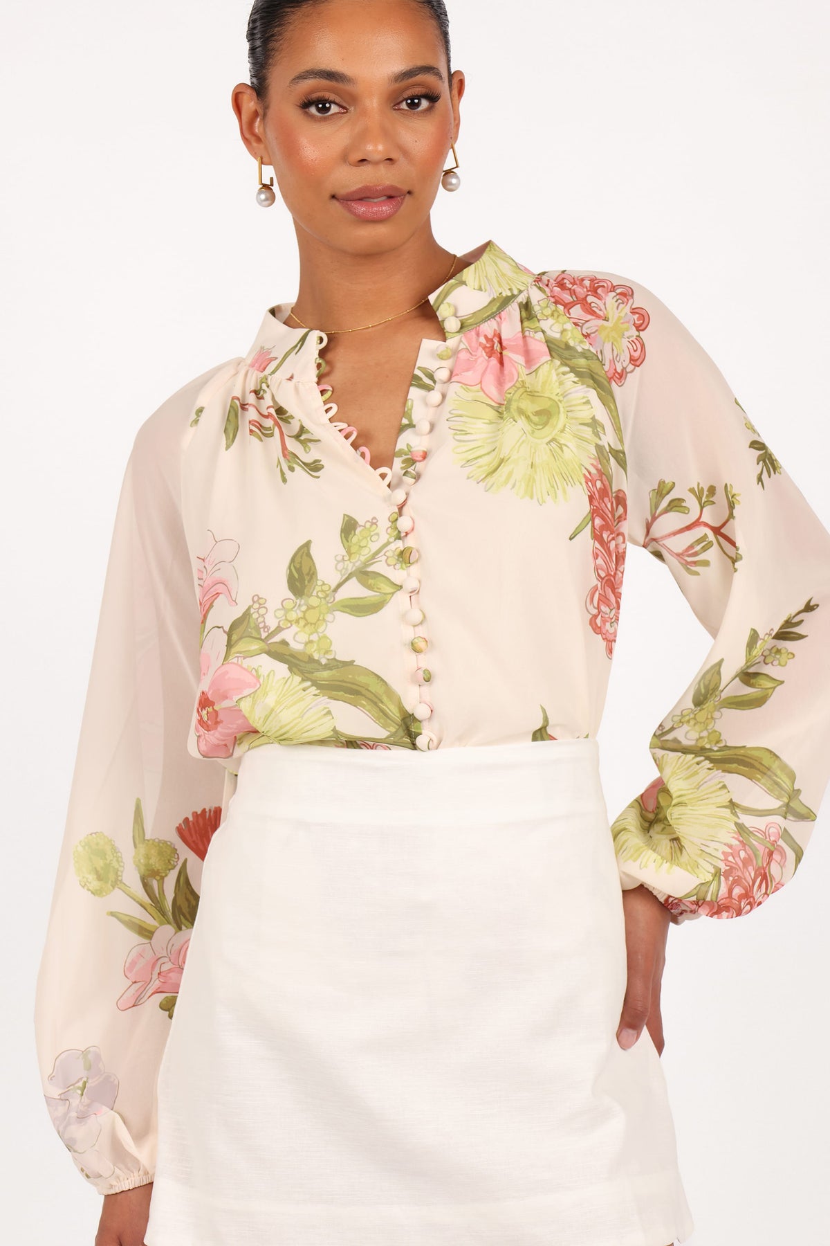Marni Top in Native Flora – view 3 of 10